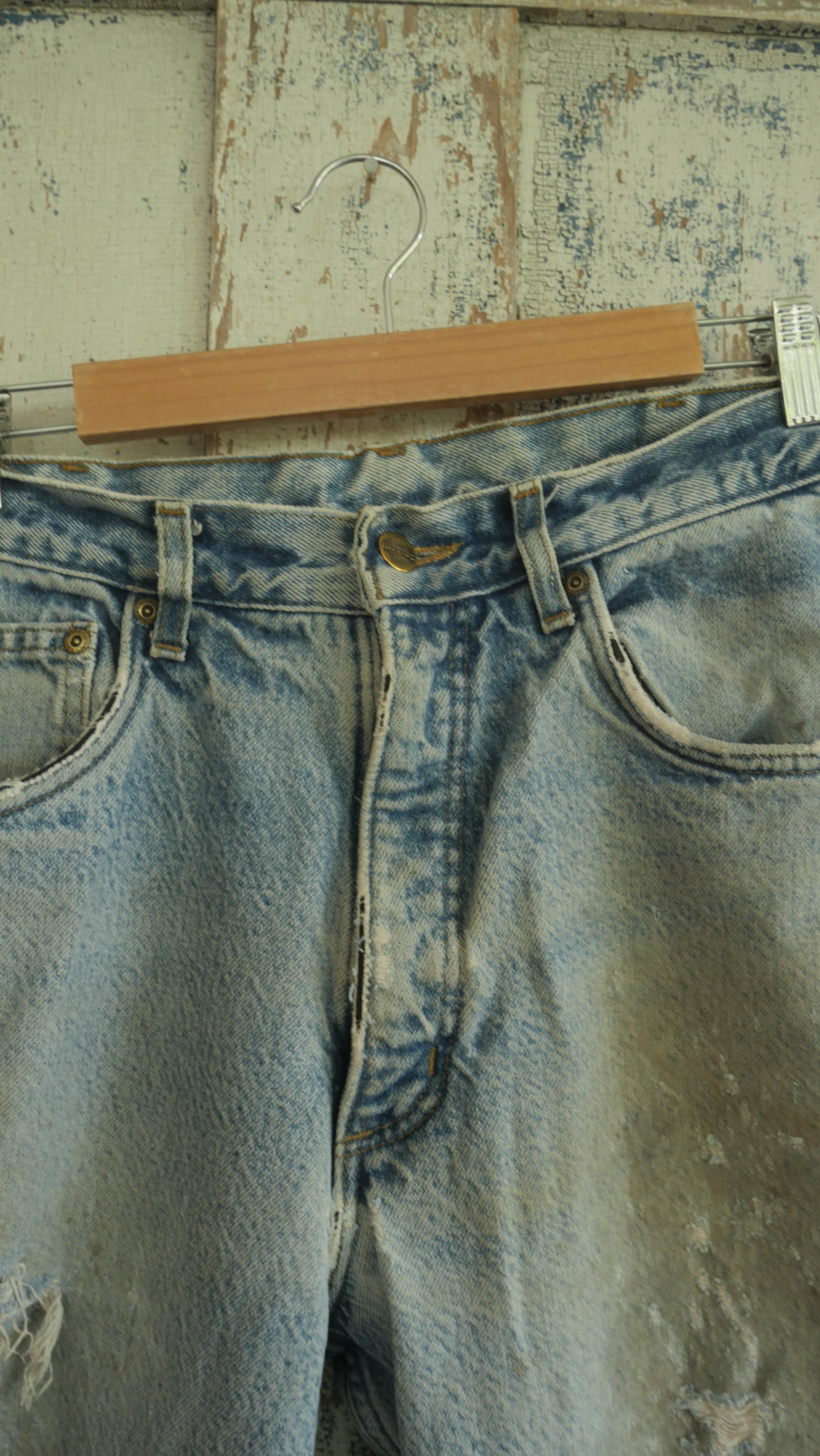 1990s Distressed Carhartt Denim | 32