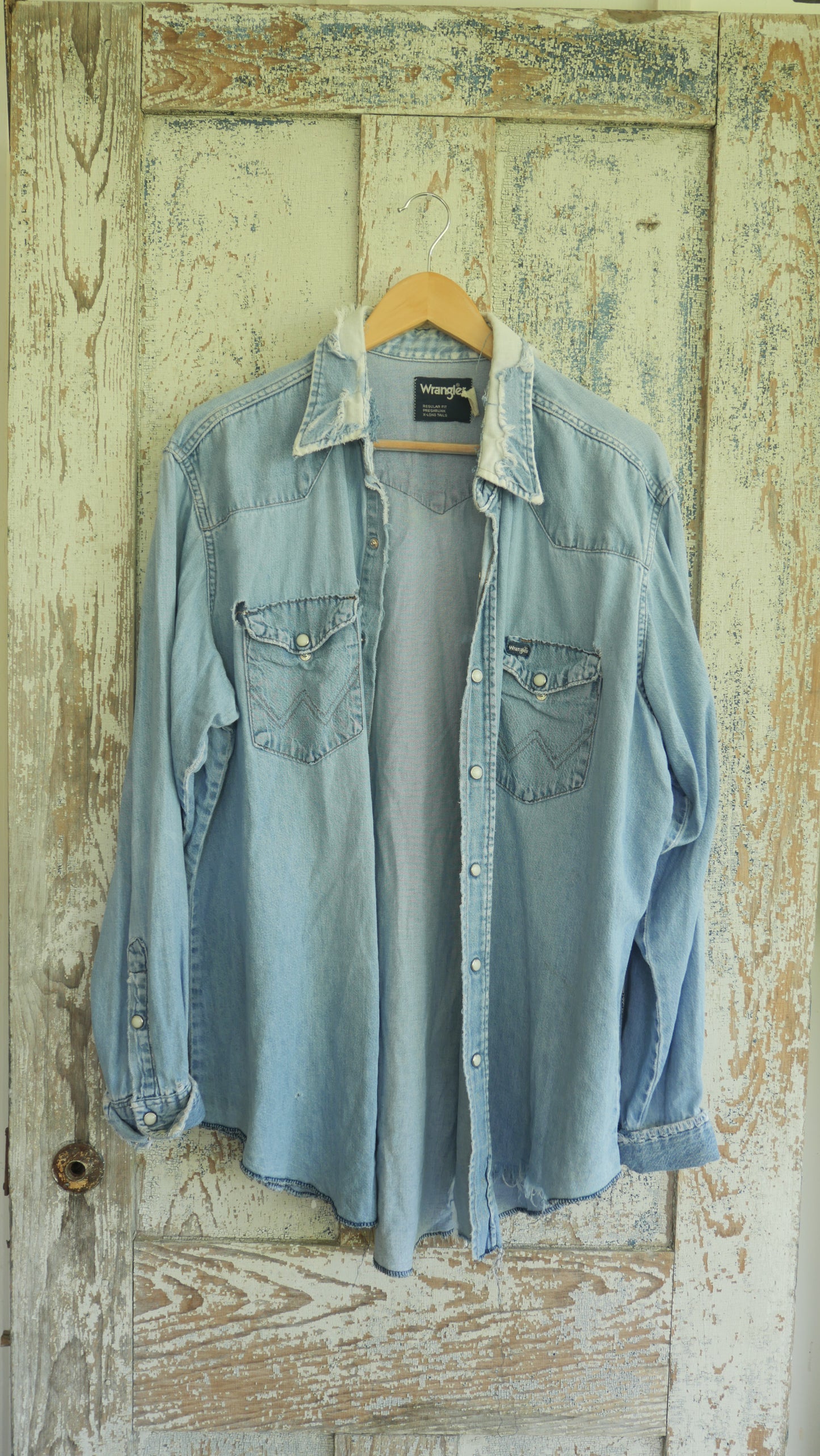 1980s Distressed Pearl Snap | L