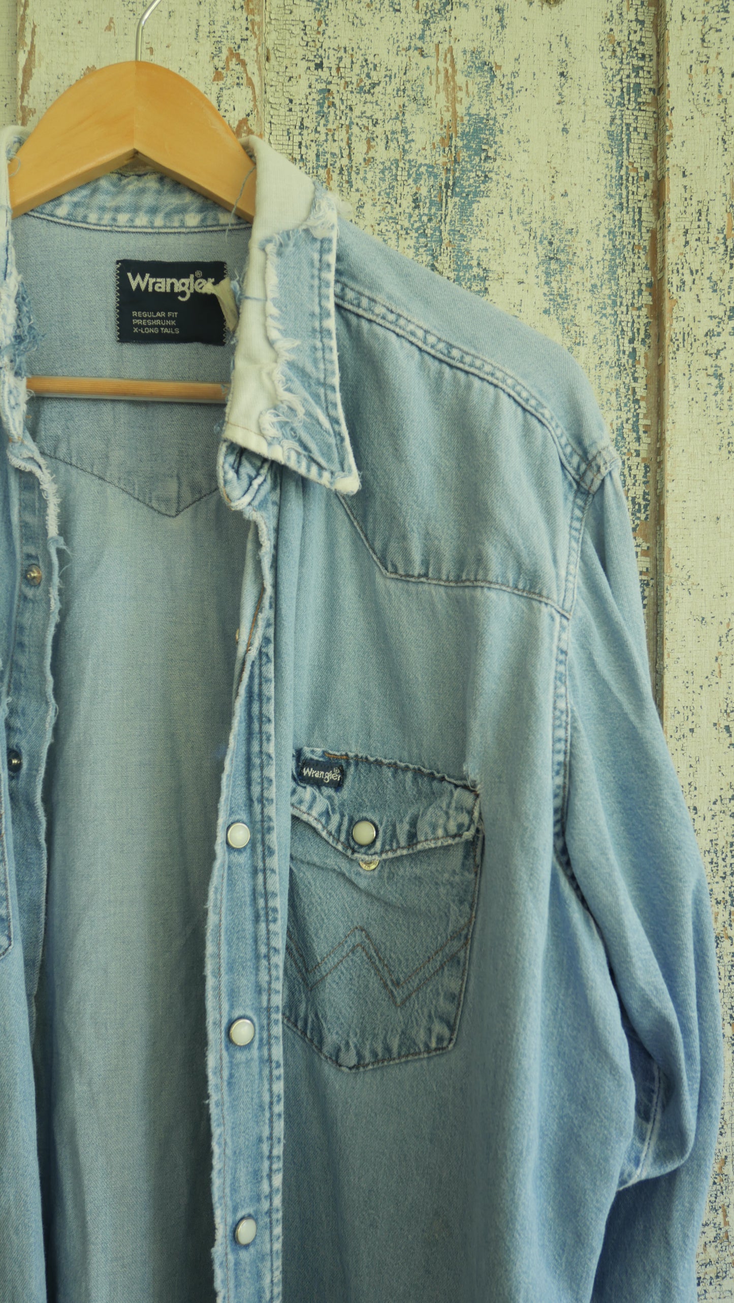 1980s Distressed Pearl Snap | L