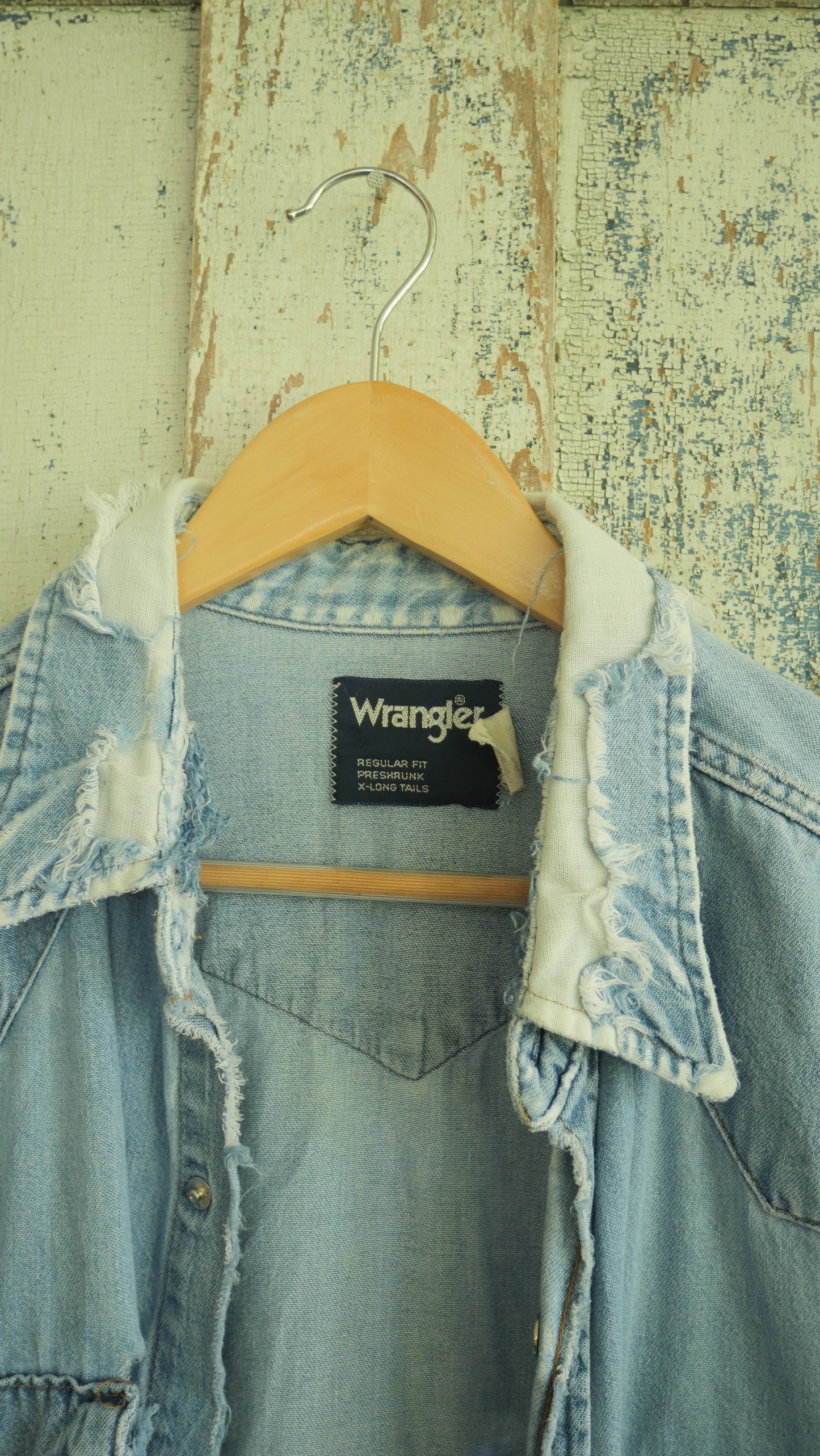 1980s Distressed Pearl Snap | L