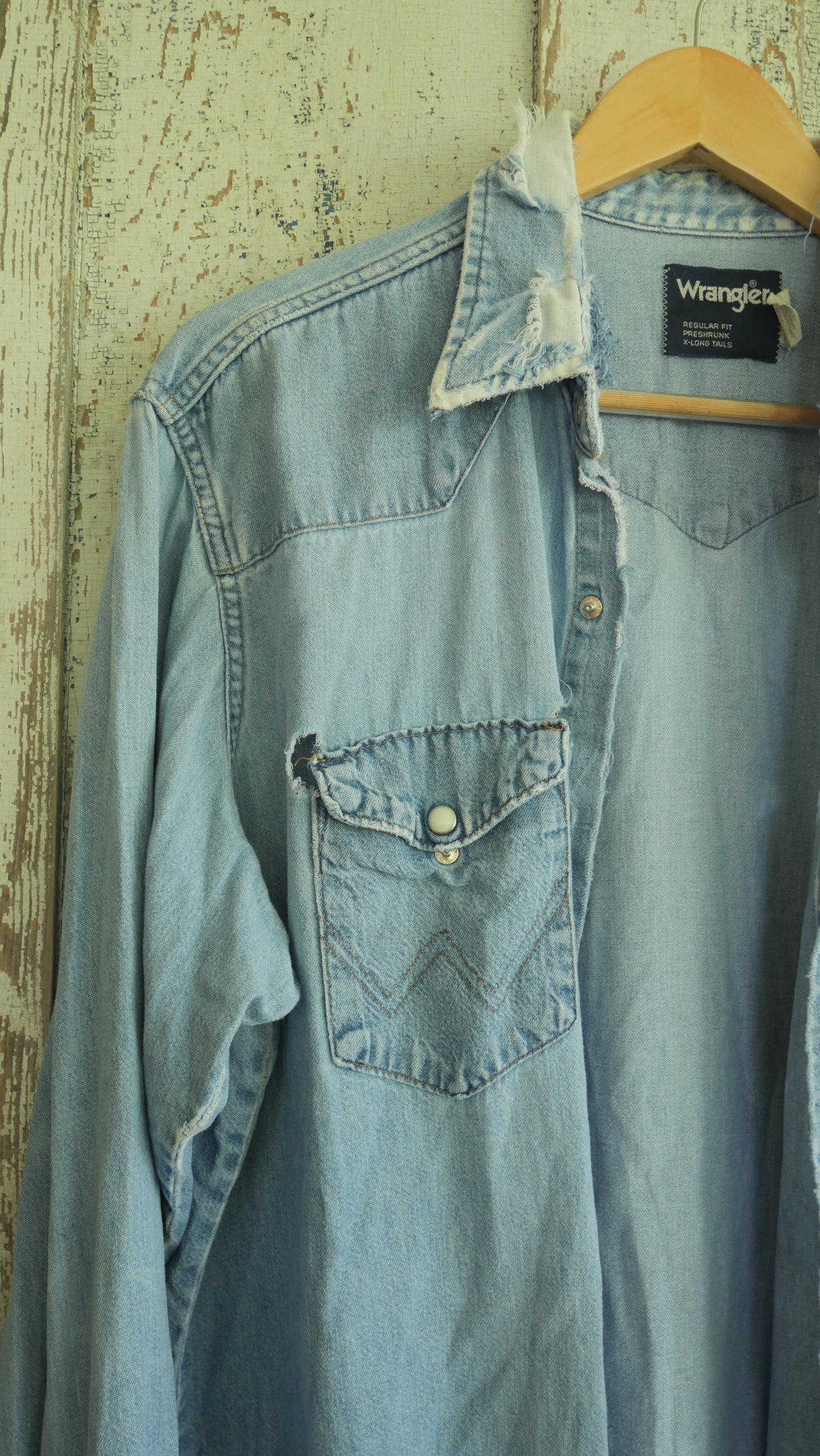 1980s Distressed Pearl Snap | L