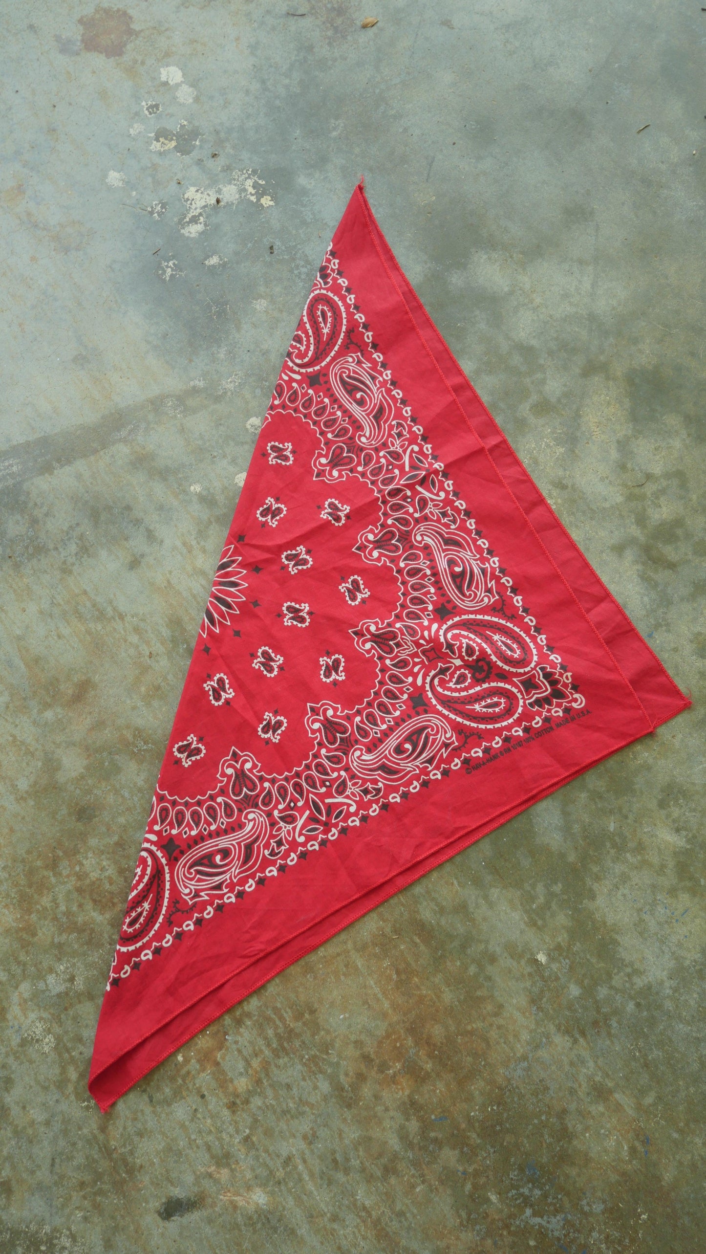 1980s Red Bandana