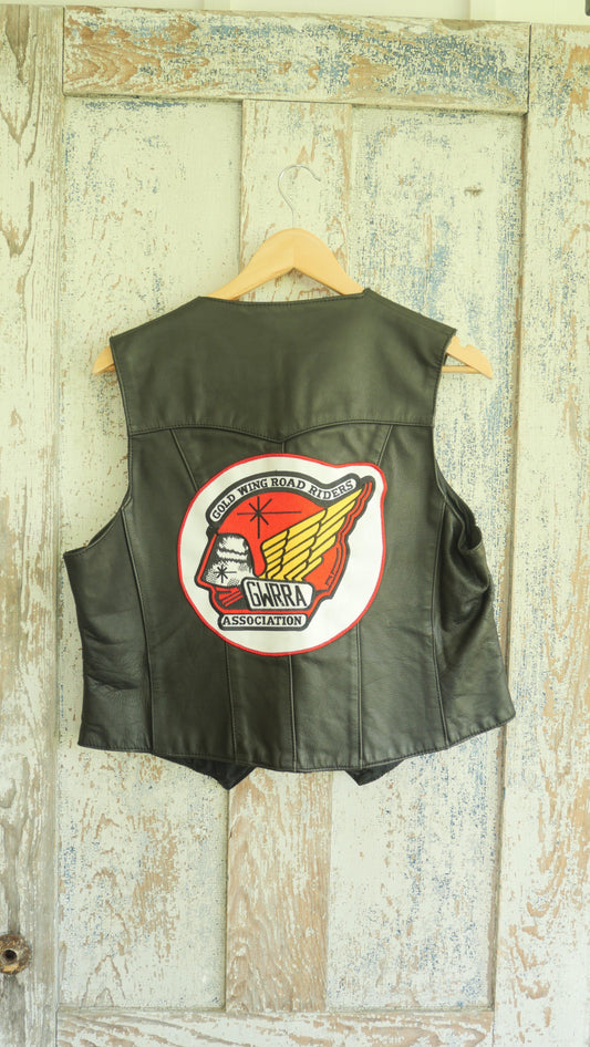 1980s Biker Vest | M