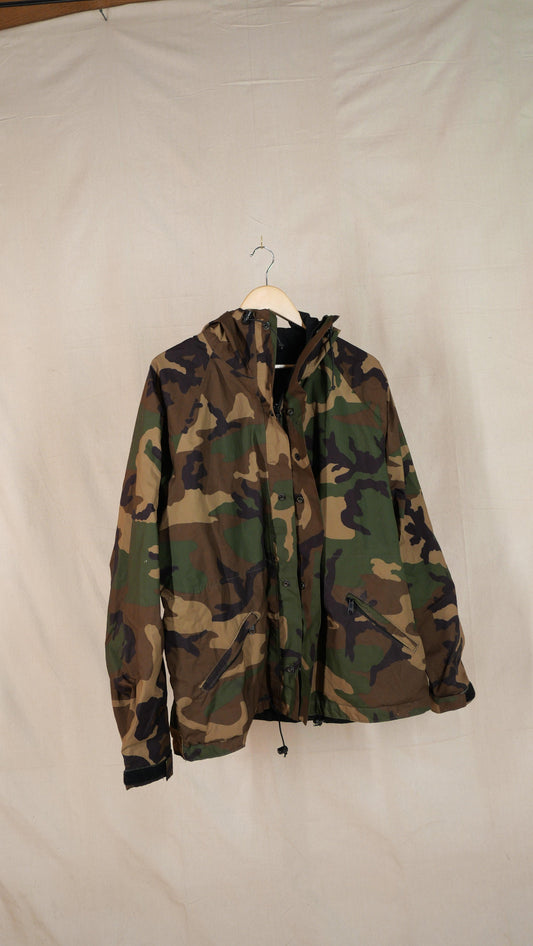 1980s Camo Gore-Tex Jacket | L
