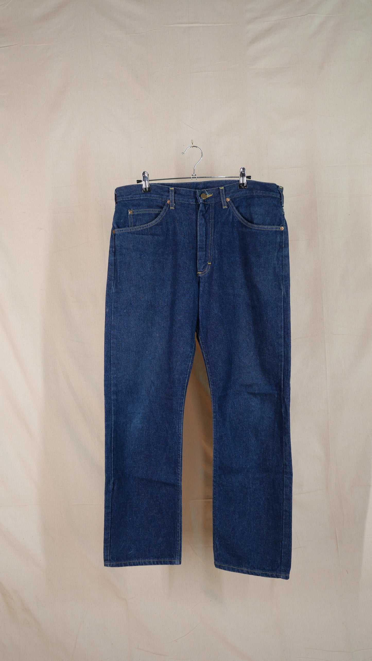 1980s Dark Wash Lee Denim | 36