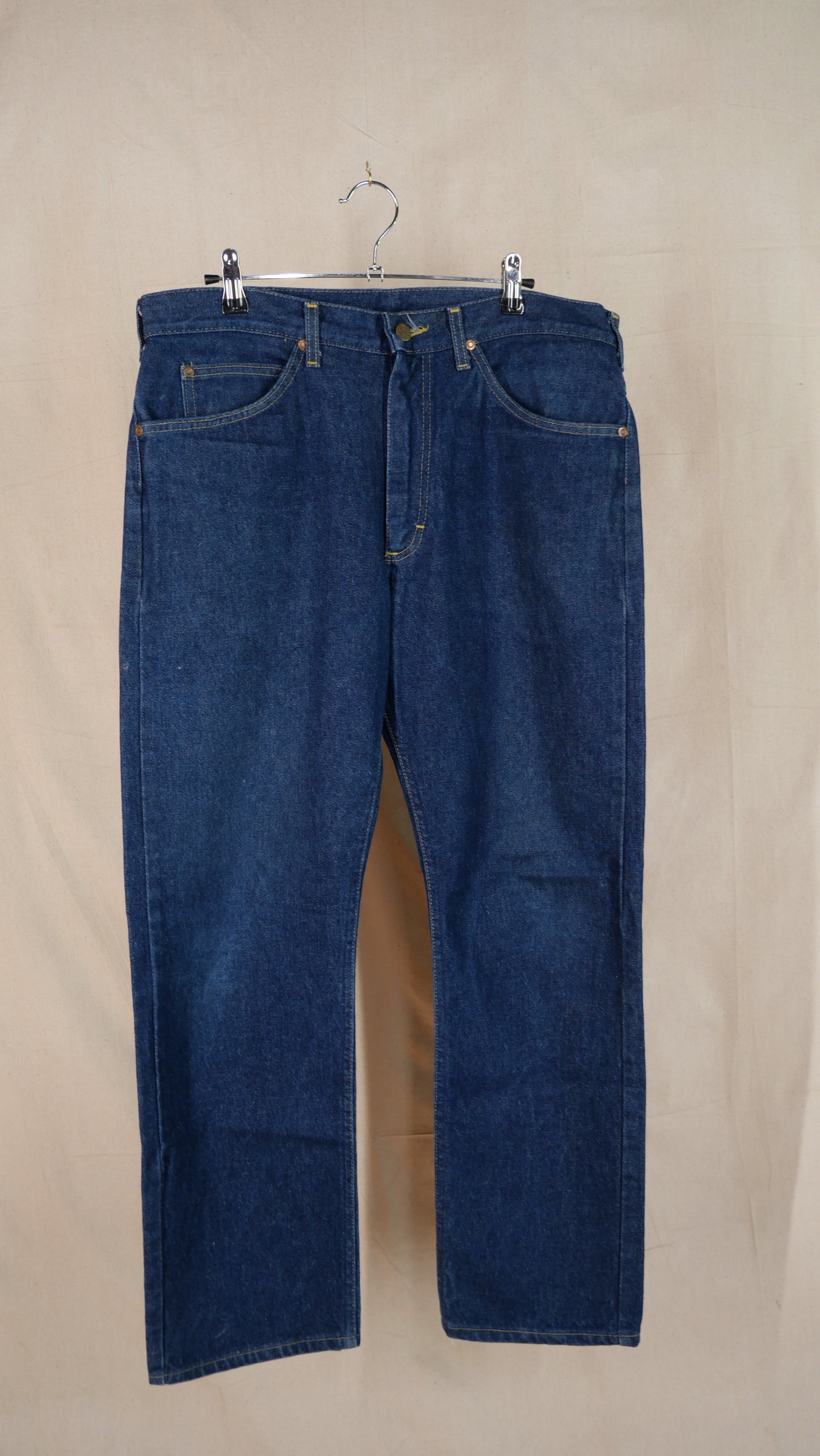 1980s Dark Wash Lee Denim | 36