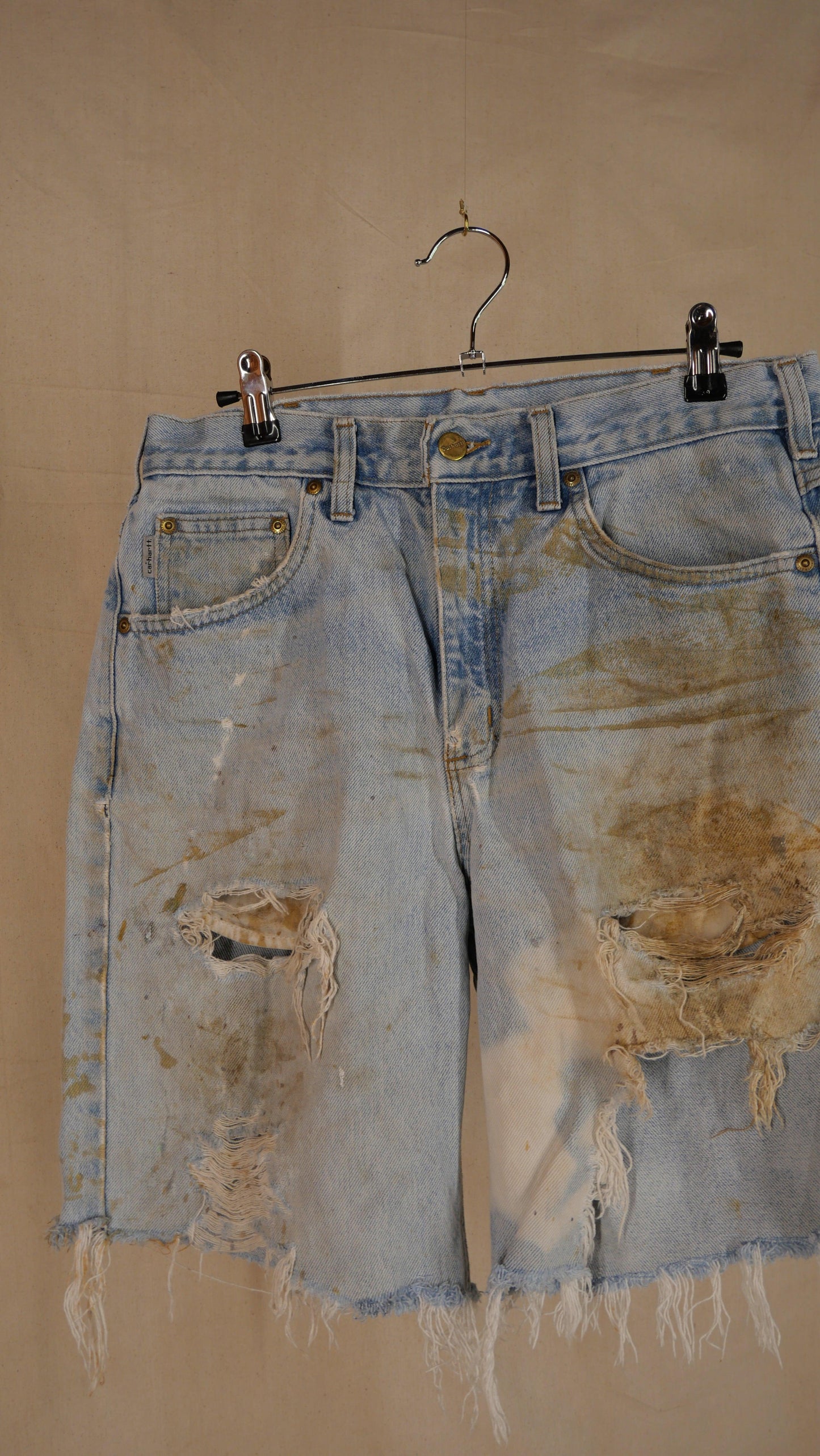 1990s Thrashed Carhartt Jorts | 32