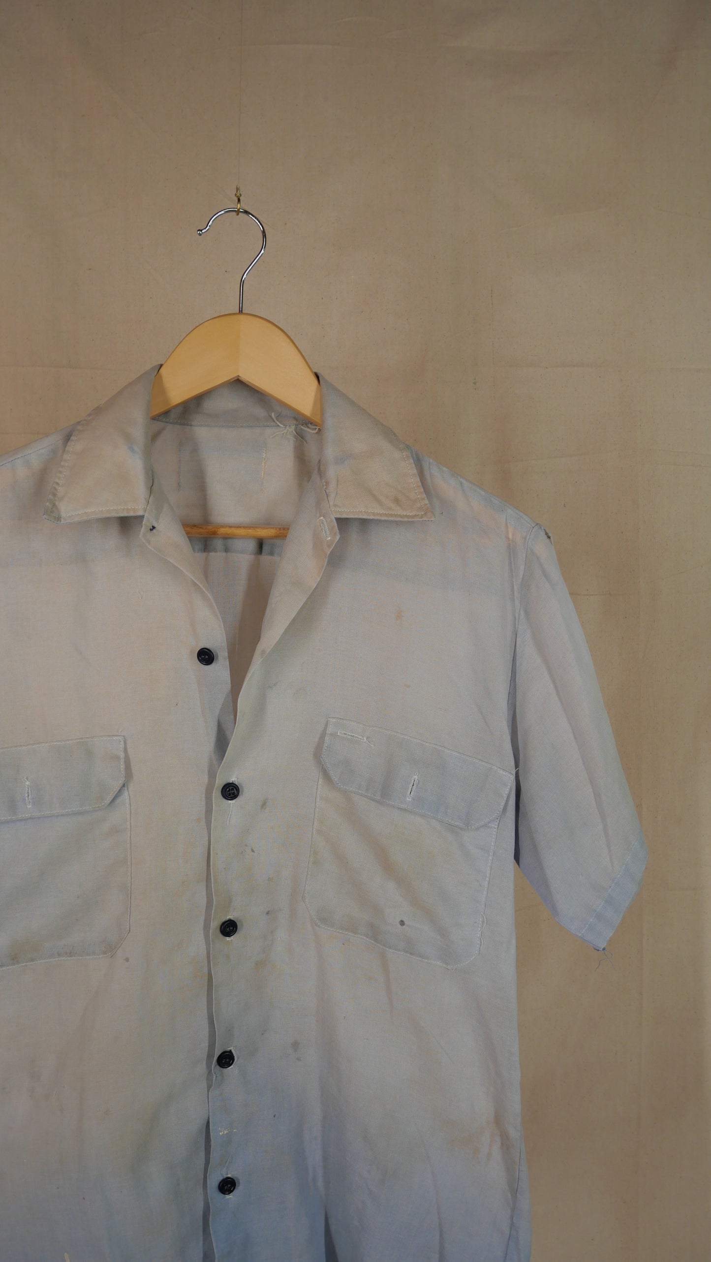 1960s Faded Work Shirt | L