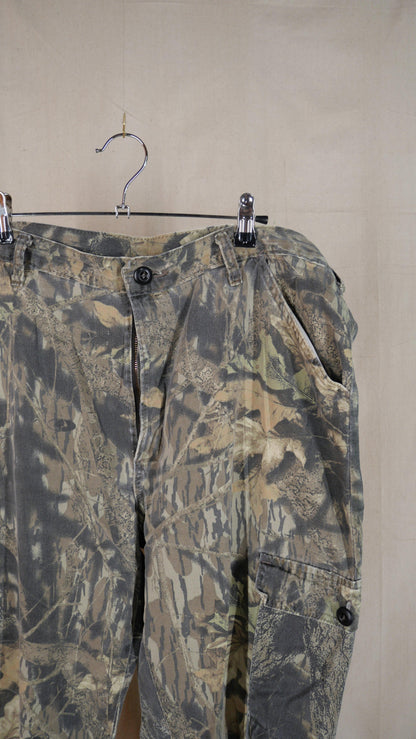 2000s Camo Cargo Pants | 36