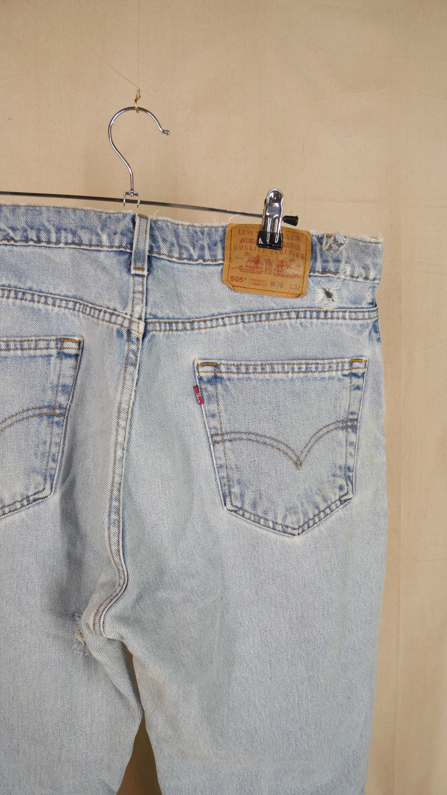 1990s Distressed 505 Levi's | 36