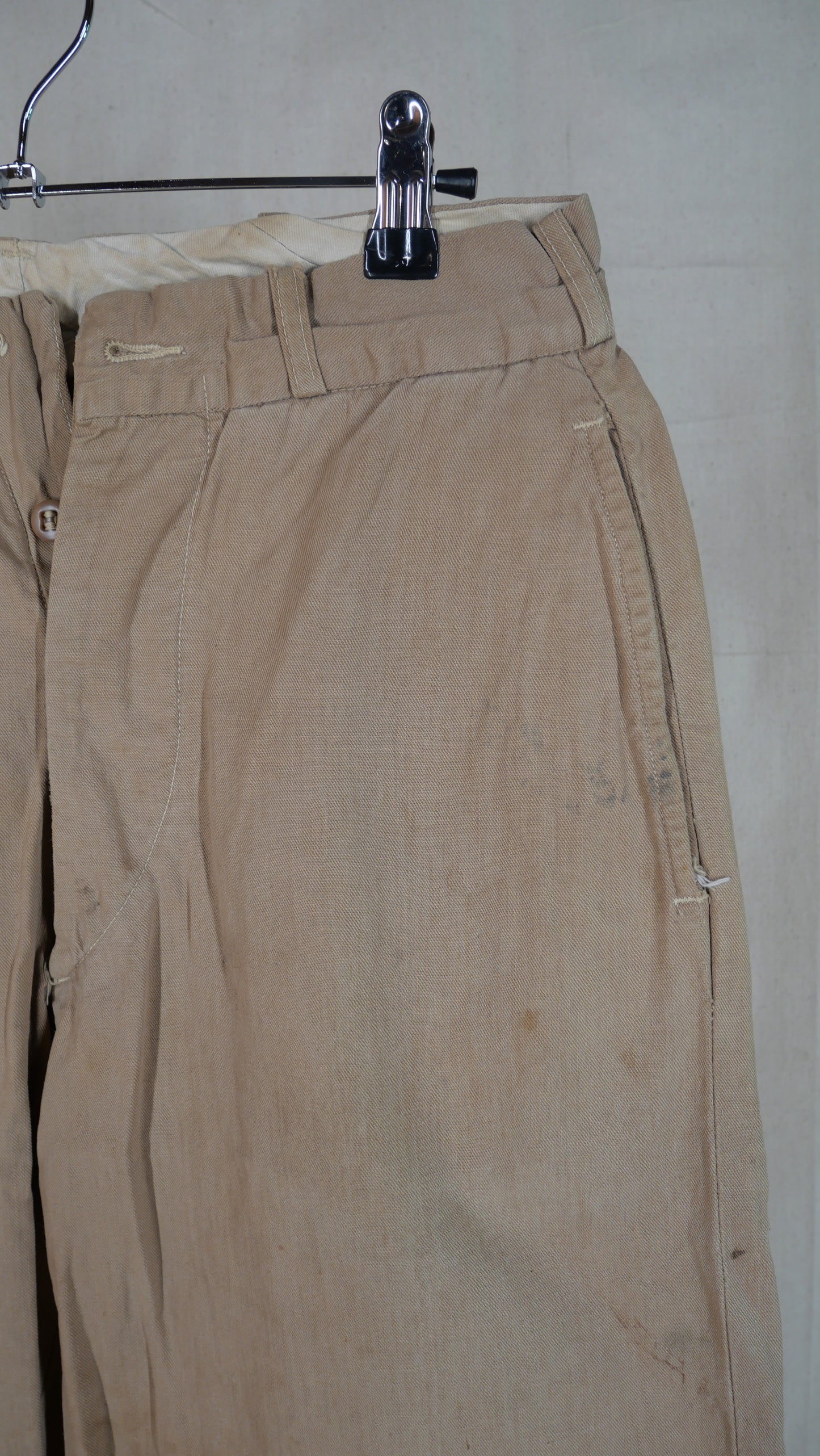 1950s Wide Leg Work Pants | 28