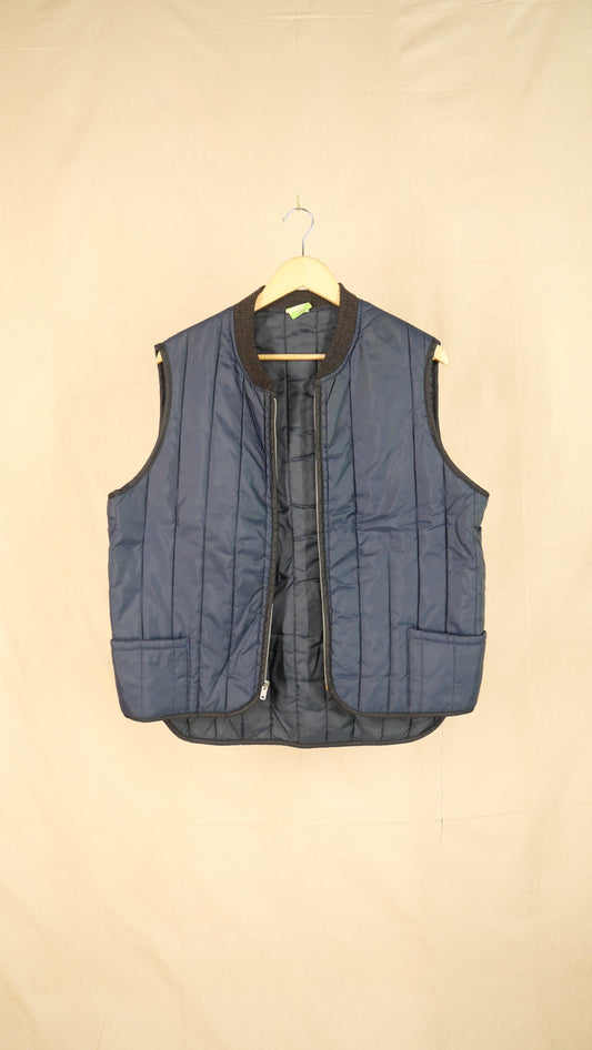 1970s Quilted Vest | L