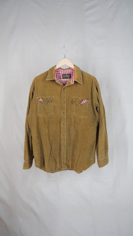 1970s Corduroy Shirt | XL