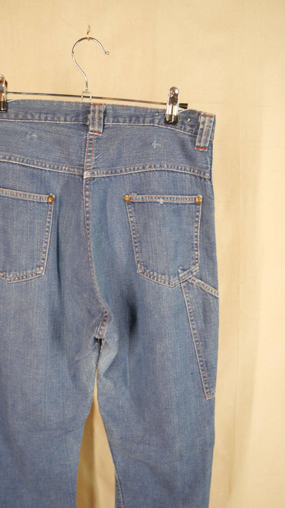 1970s Rivet Work Denim | 29