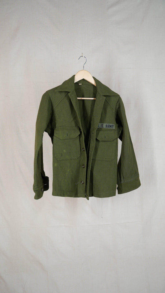 1960s Wool Army Shirt | M