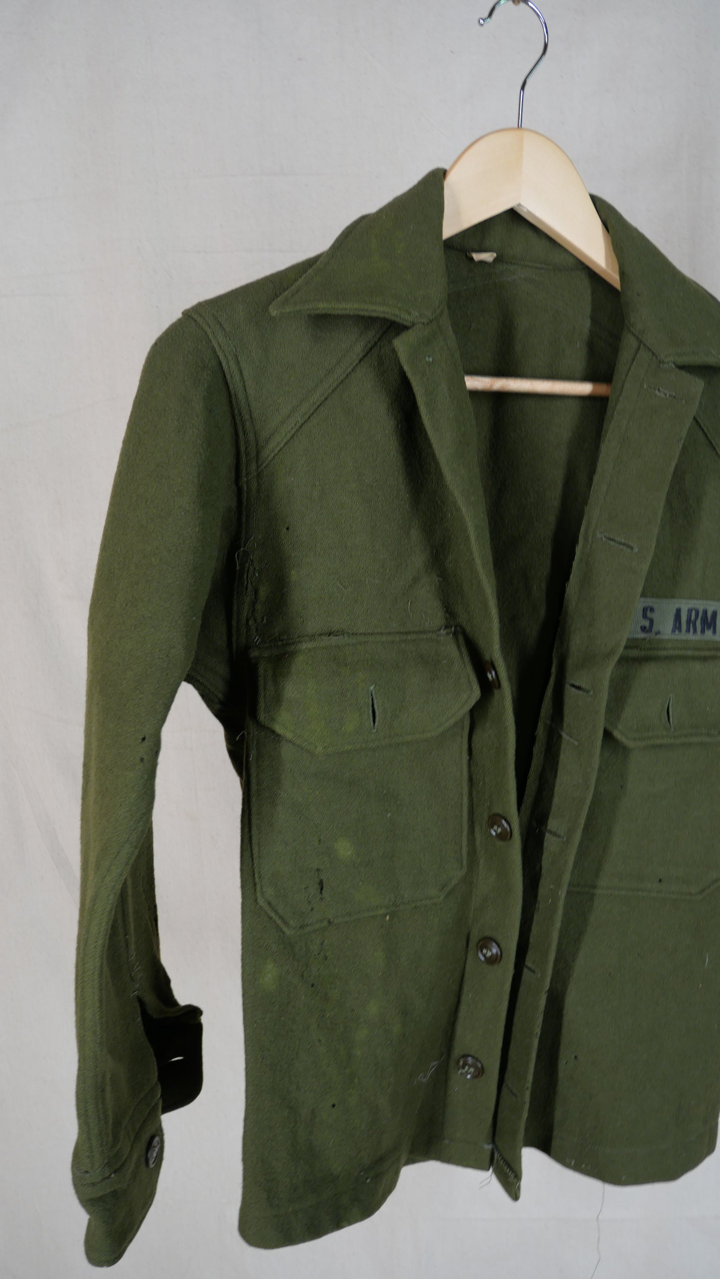 1960s Wool Army Shirt | M