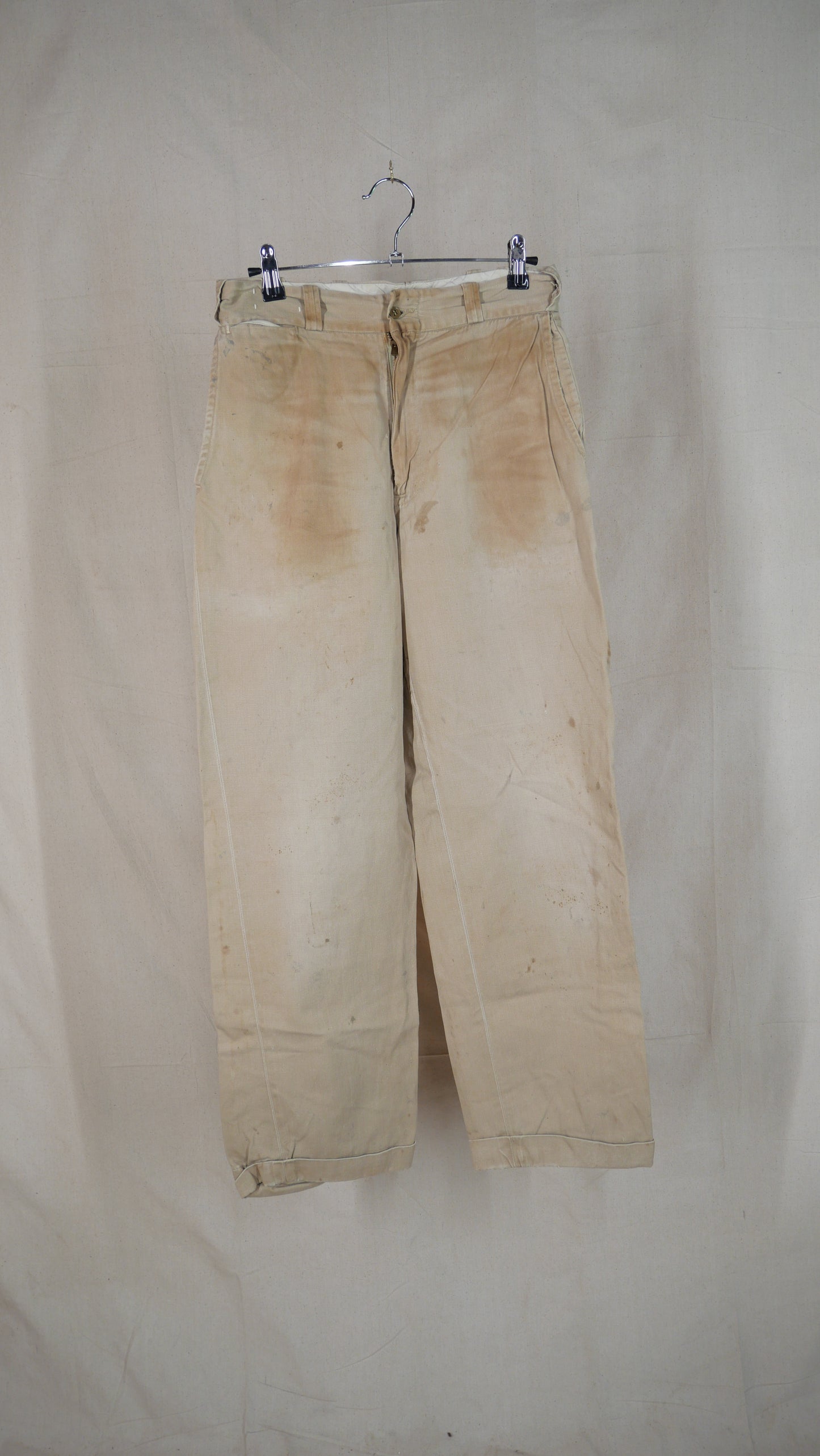 1960s Khaki Work Pants | 28