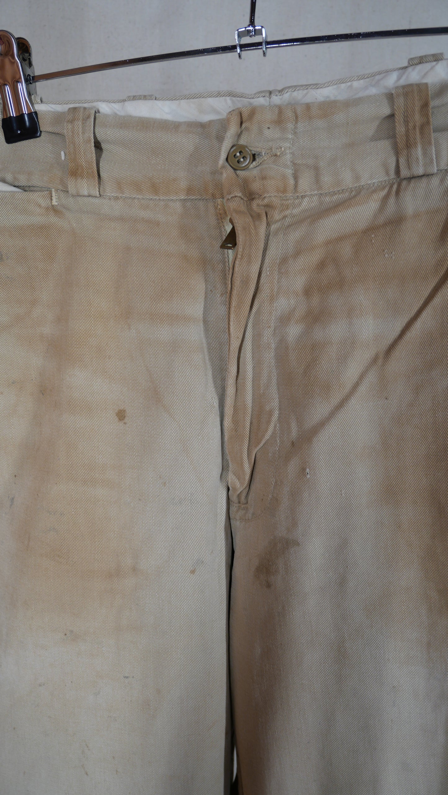 1960s Khaki Work Pants | 28