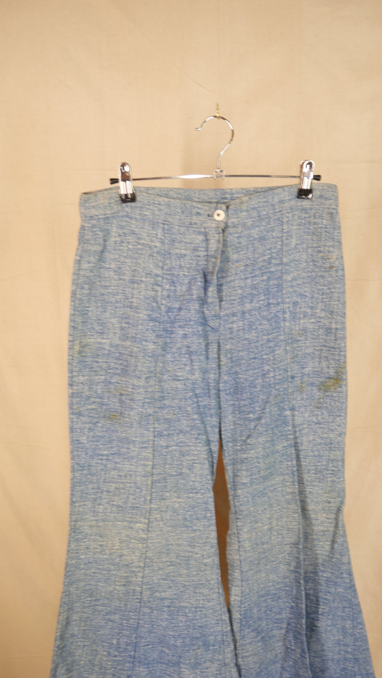 1970s Bell Bottom Polyester Pants | 30