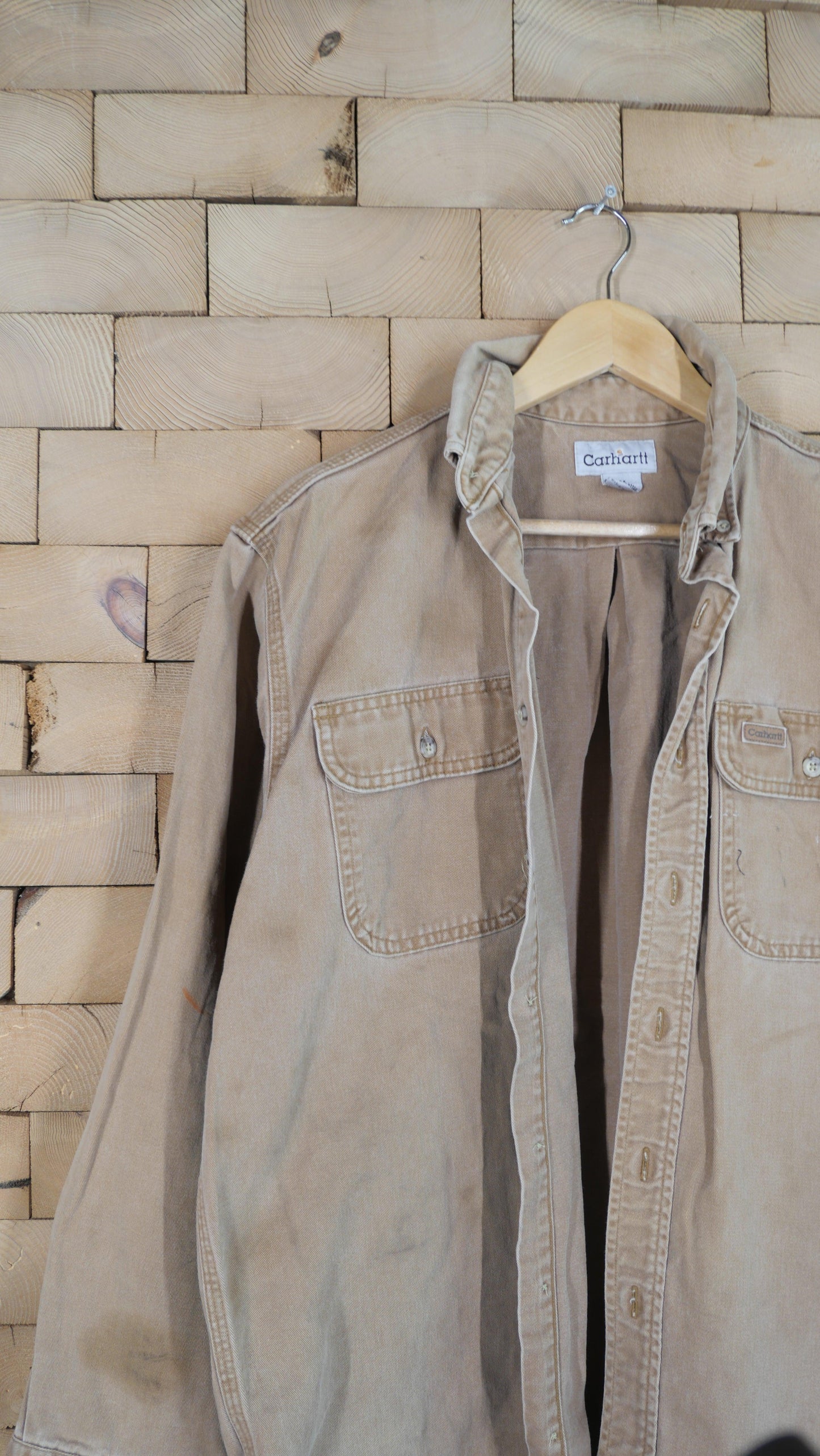 2000s Carhartt Work Shirt | L