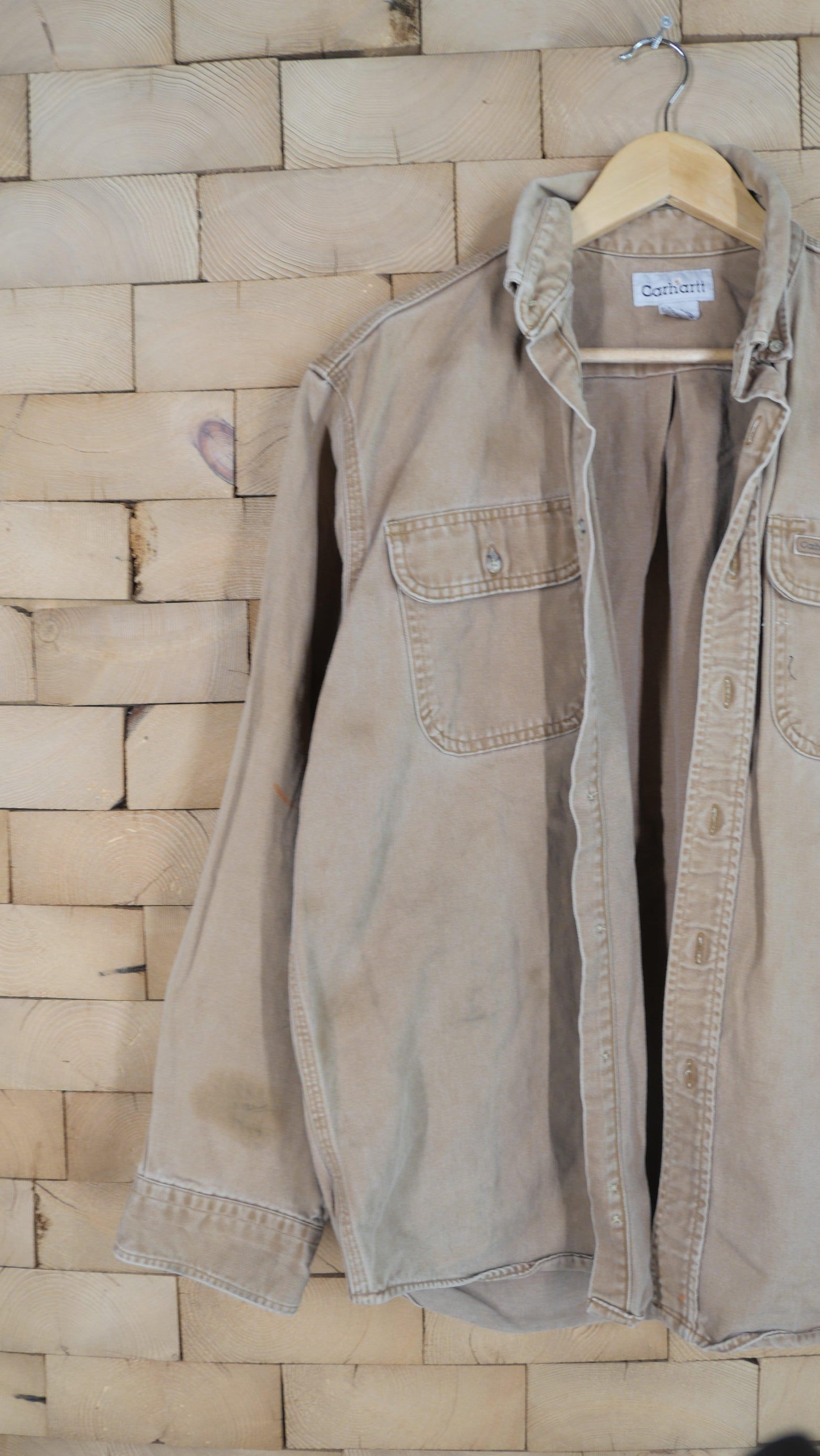 2000s Carhartt Work Shirt | L