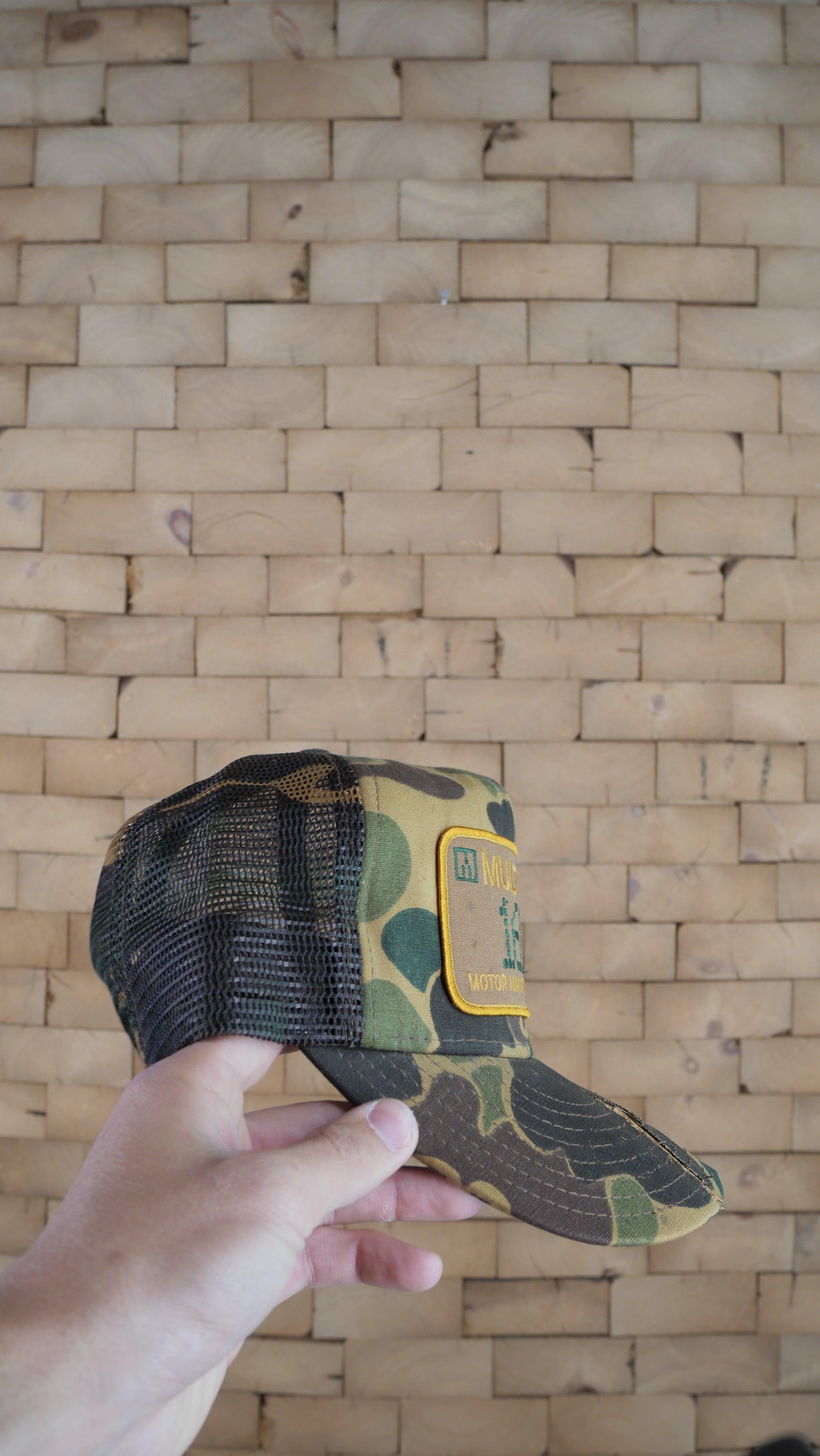 1990s Camo Trucker Hat