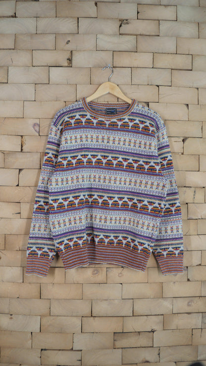 1970s Multi Color Knit | L