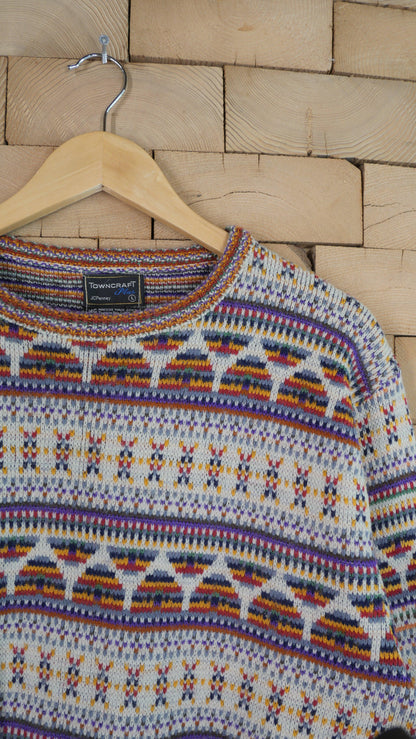 1970s Multi Color Knit | L