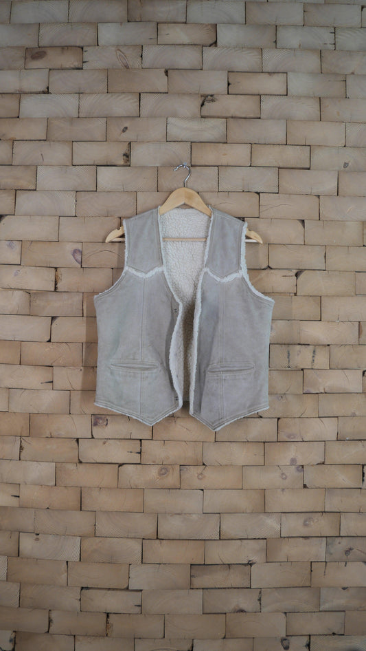 1980s Suede Vest | M
