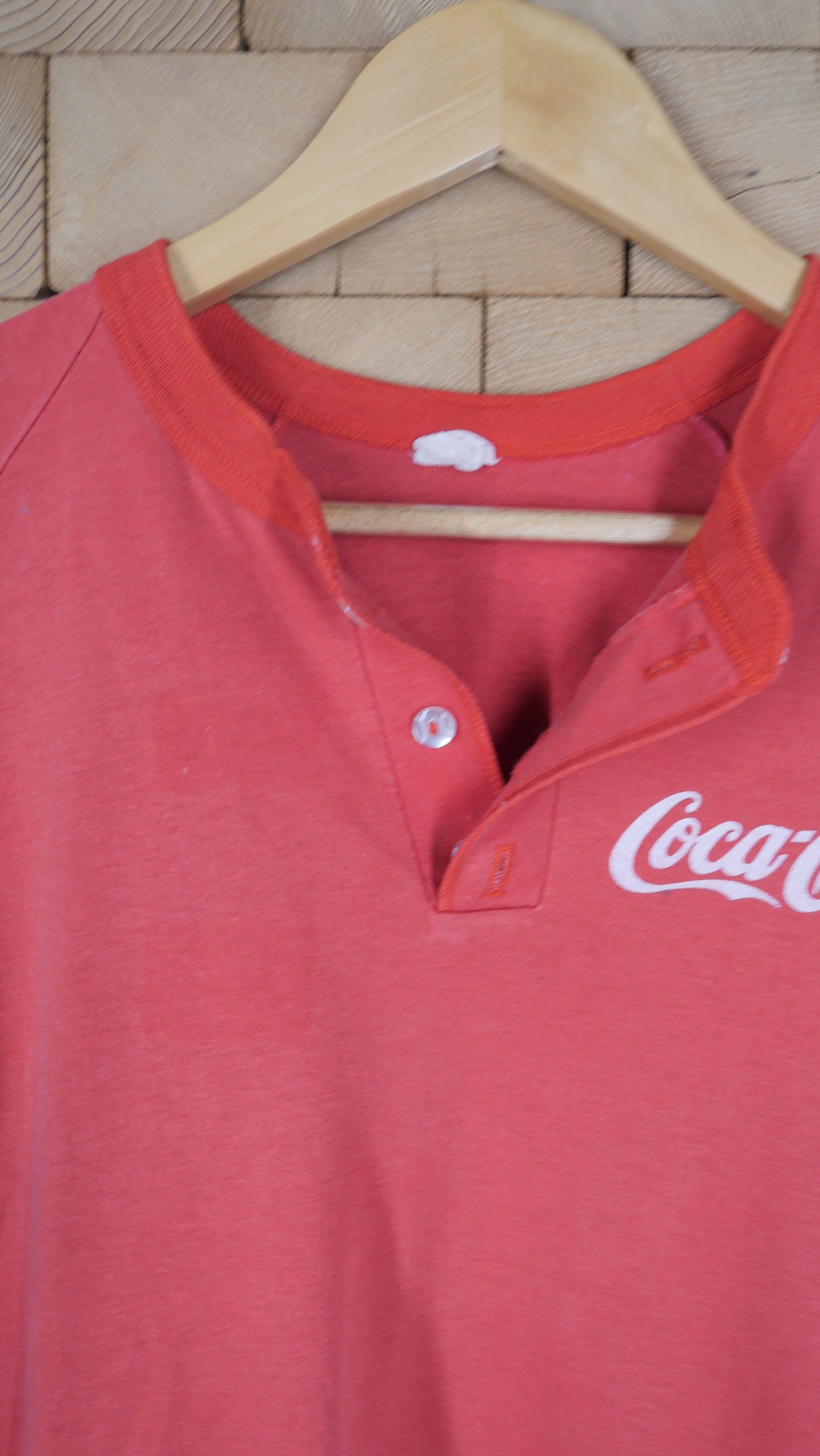 1980s Coca Cola Henley | L