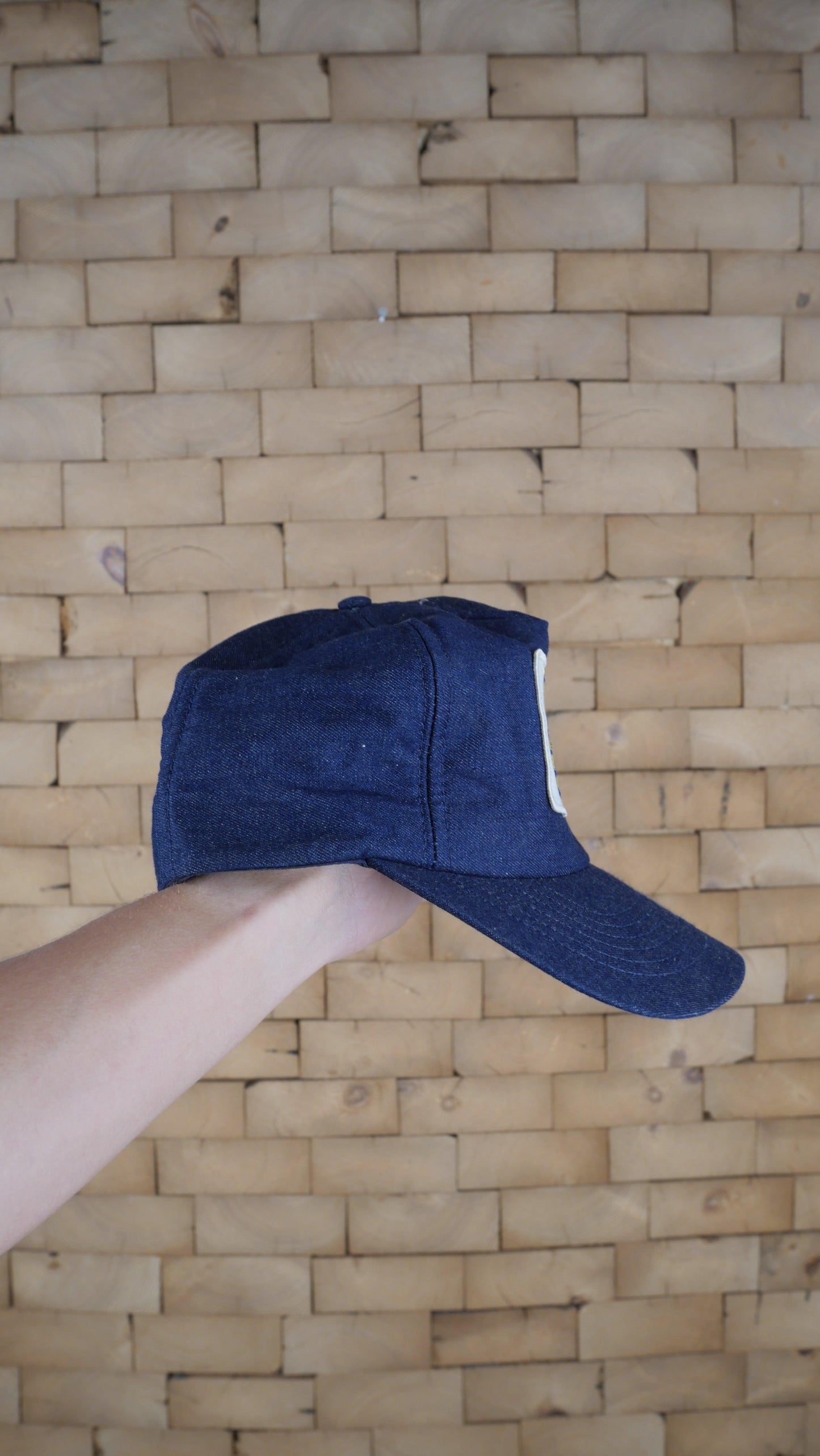 1970s Denim Trucker Hat