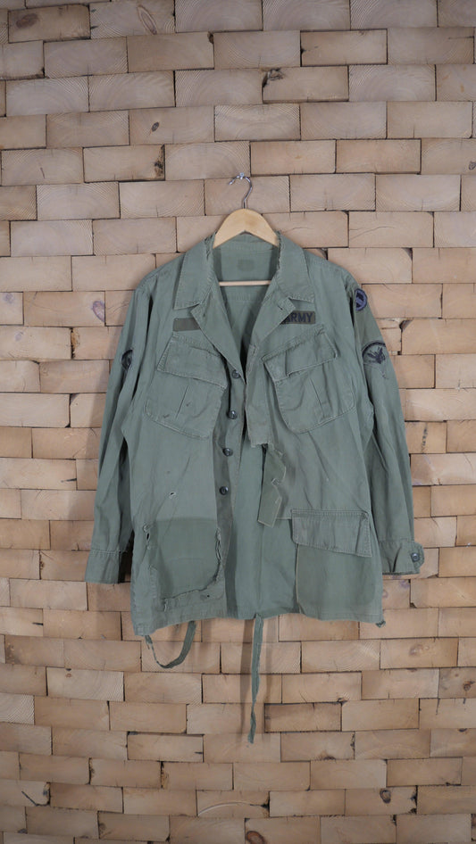 1980s Thrashed Paratrooper Shirt | L