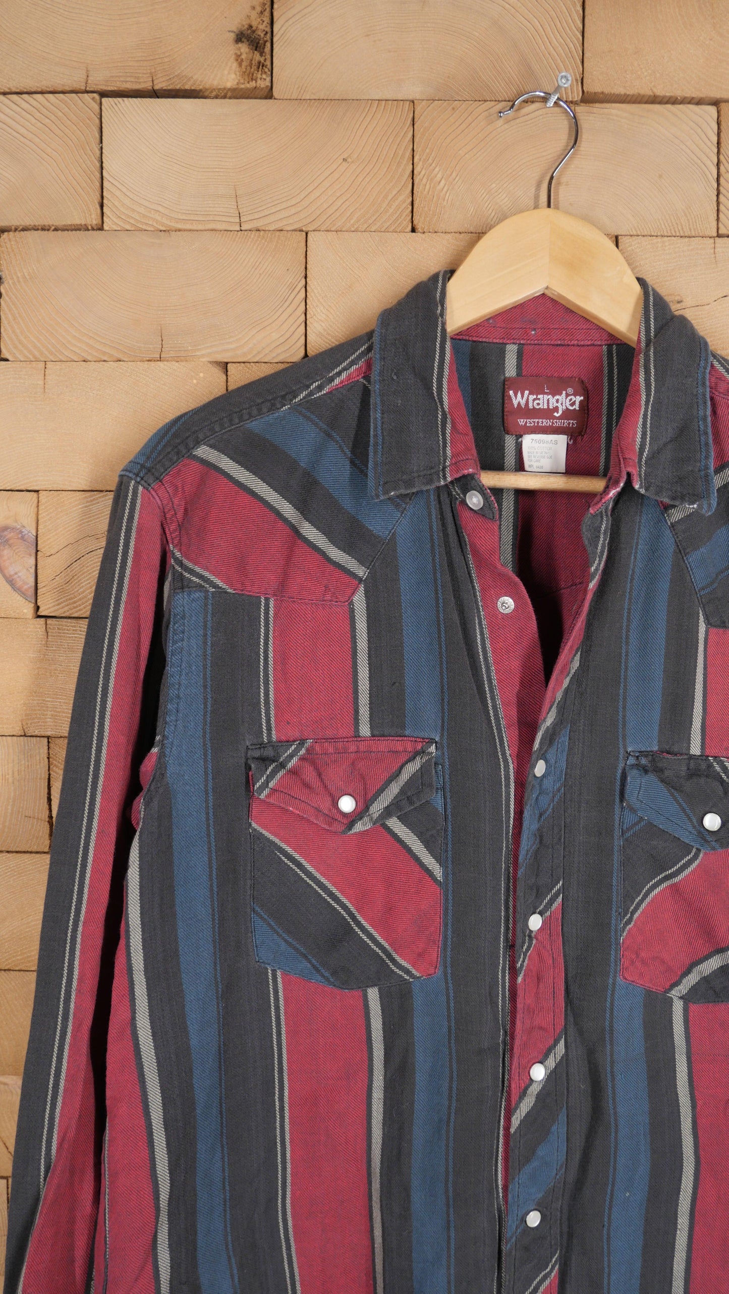 1980s Pearl Snap Flannel | L