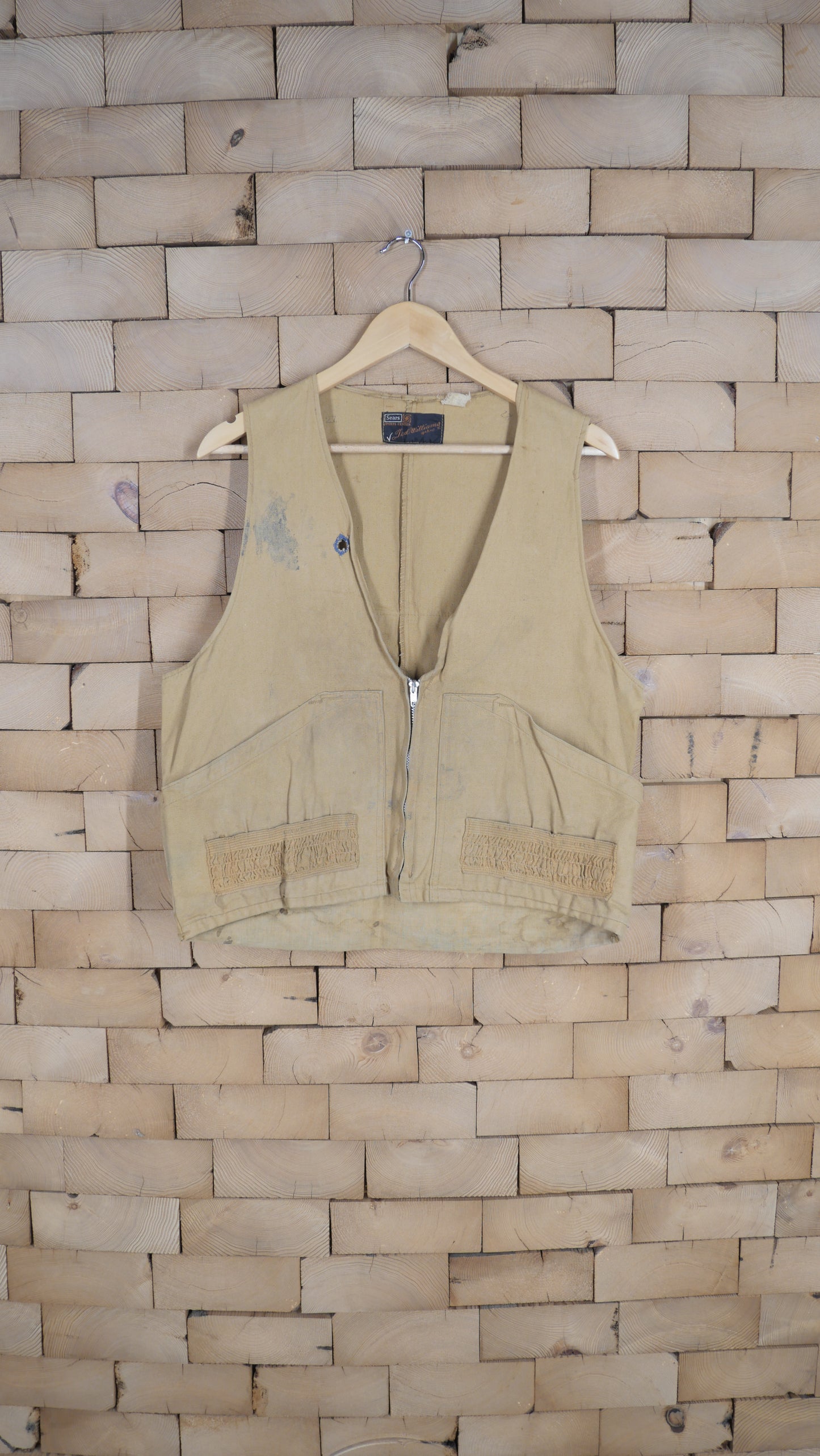 1970s Boxy Hunting Vest | M