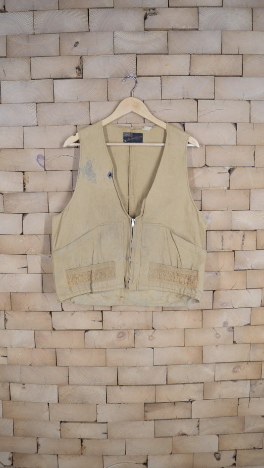 1970s Boxy Hunting Vest | M