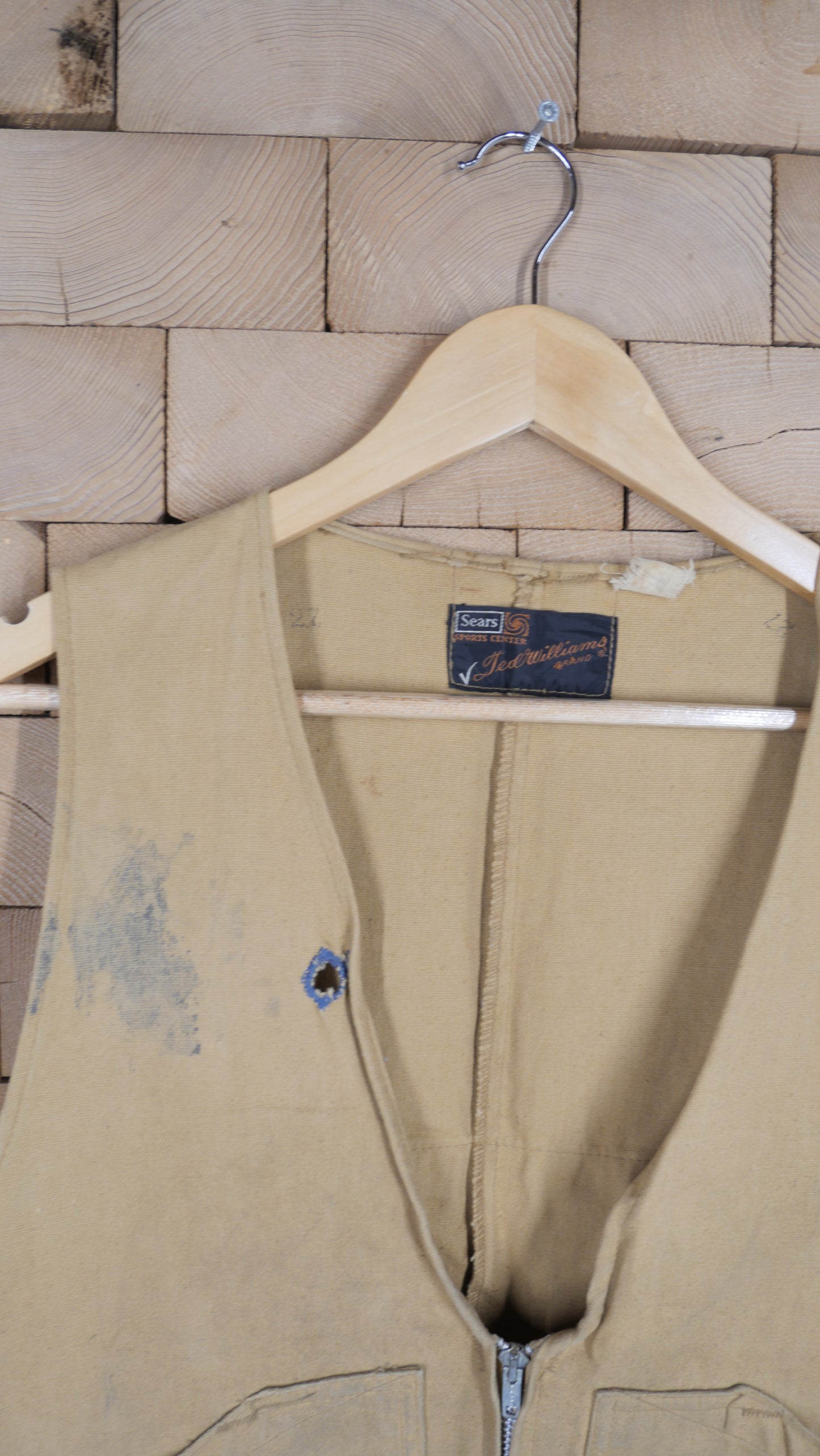 1970s Boxy Hunting Vest | M