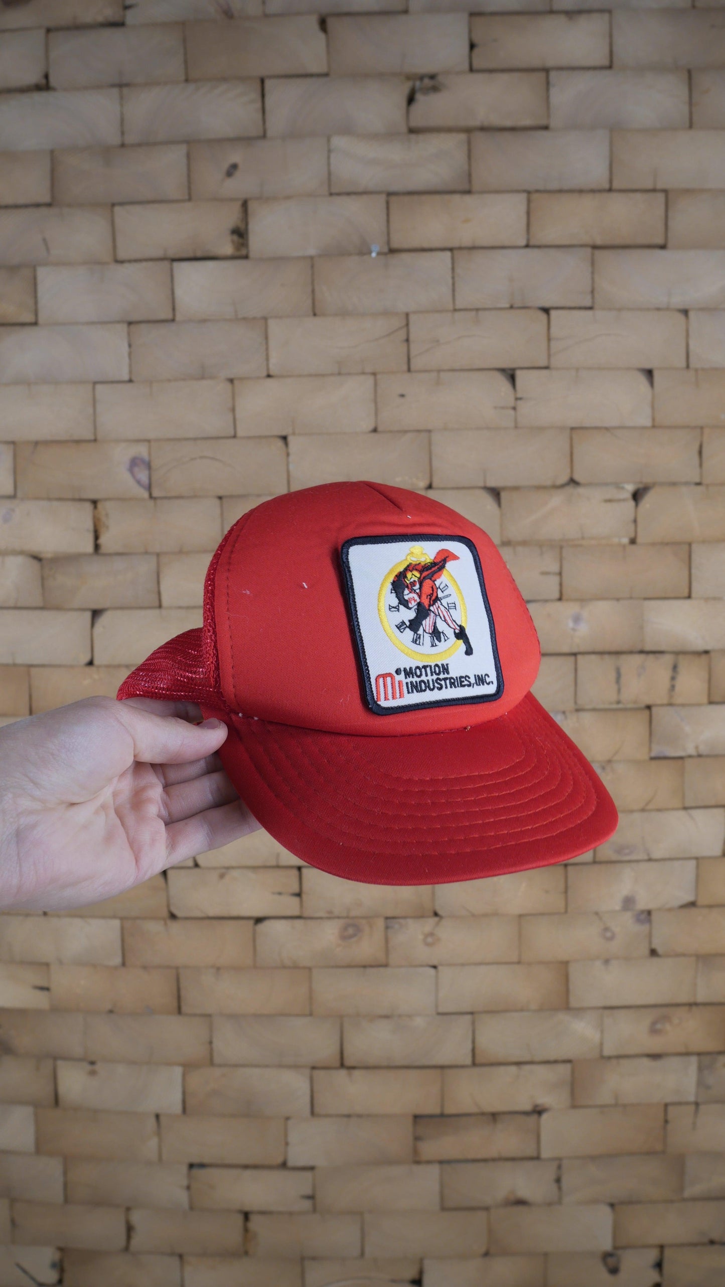 1990s Red Trucker Hat