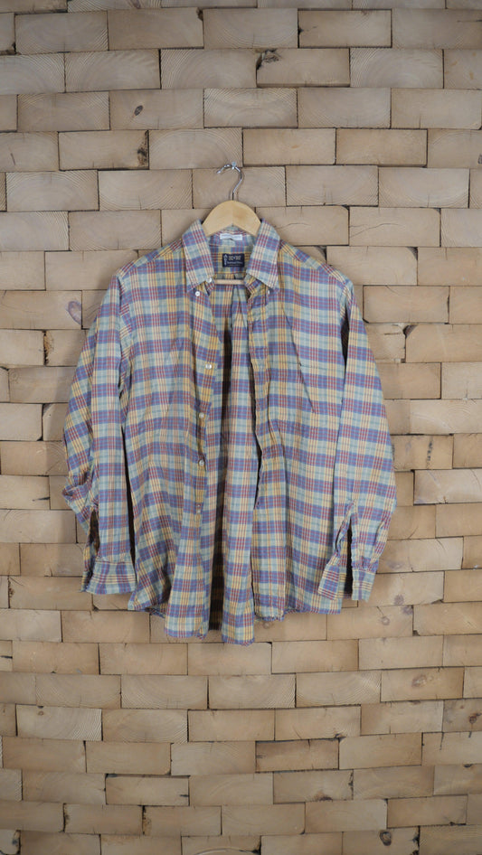 1960s Plaid Shirt | L