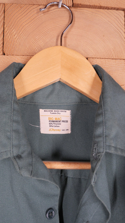 1970s Green Work Shirt | M