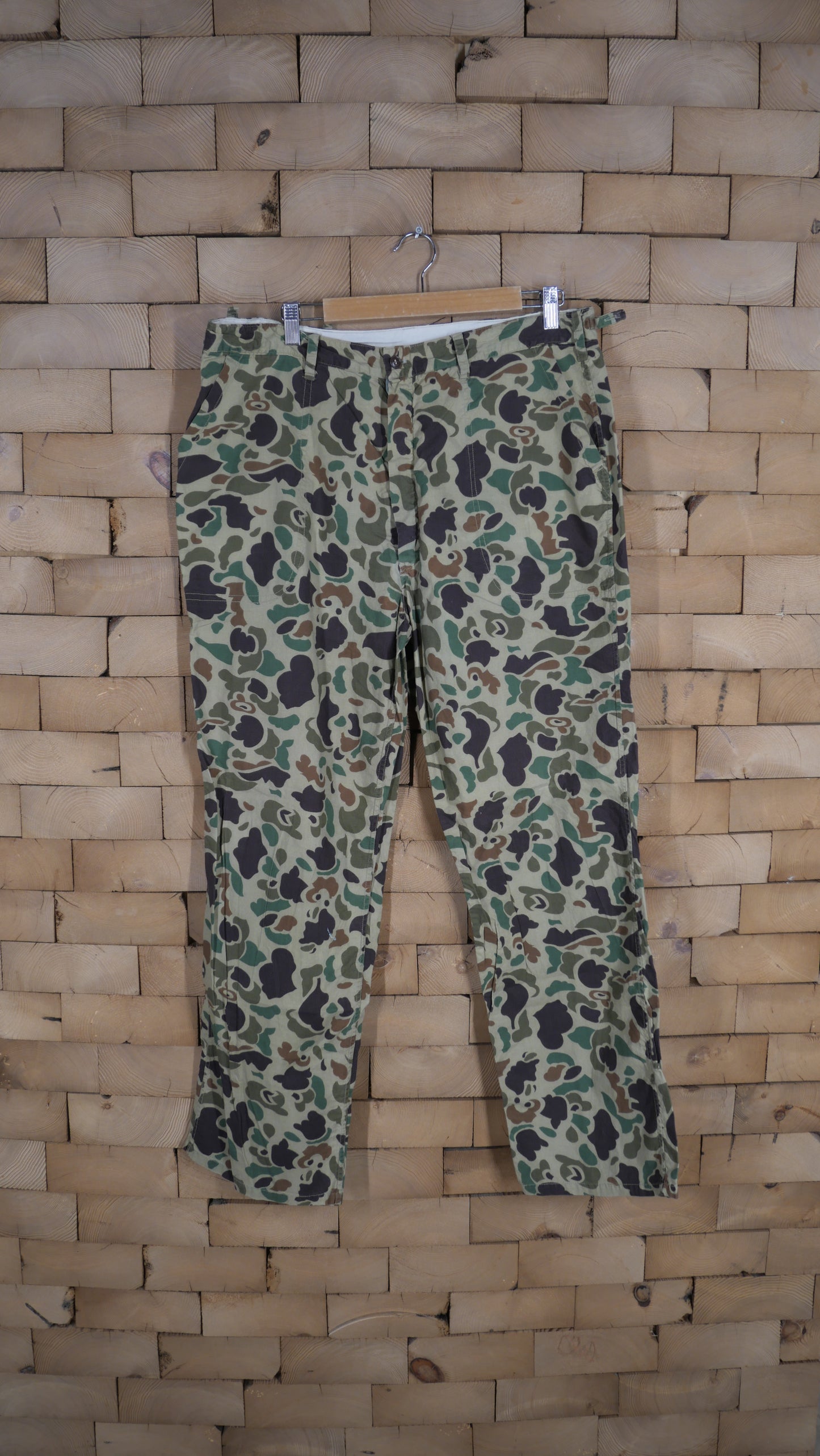 1960s Duck Camo Pants | 36