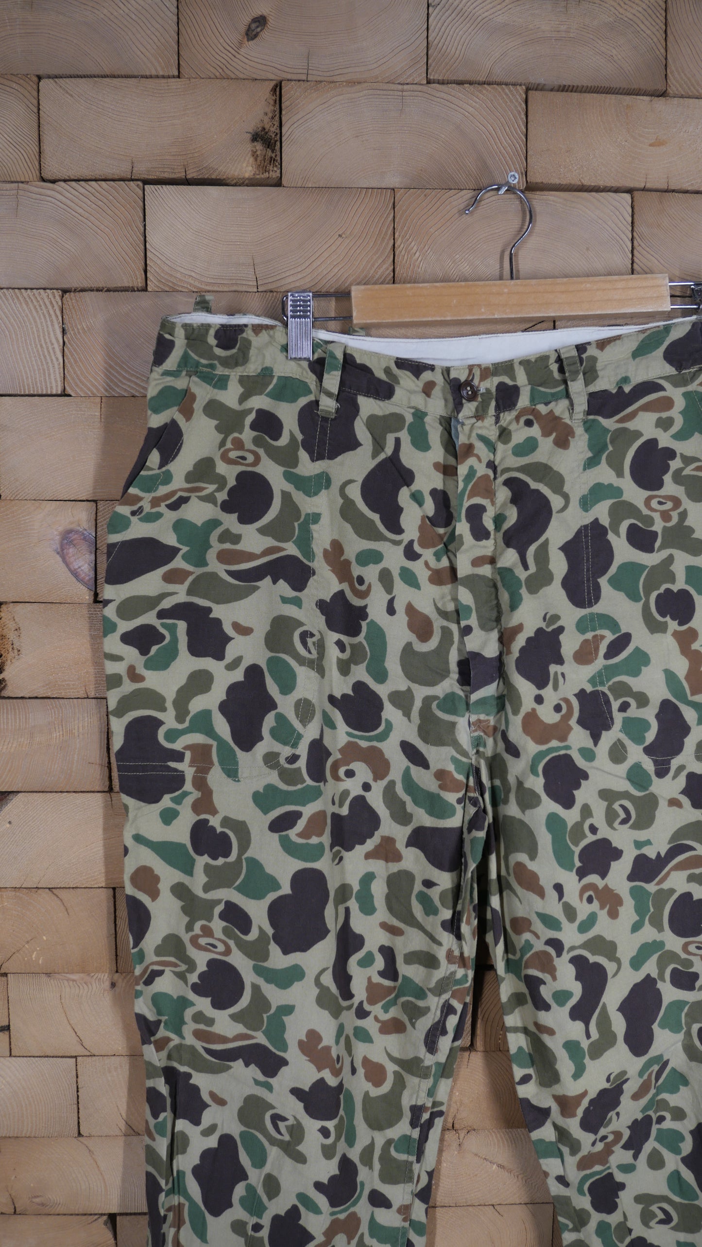 1960s Duck Camo Pants | 36