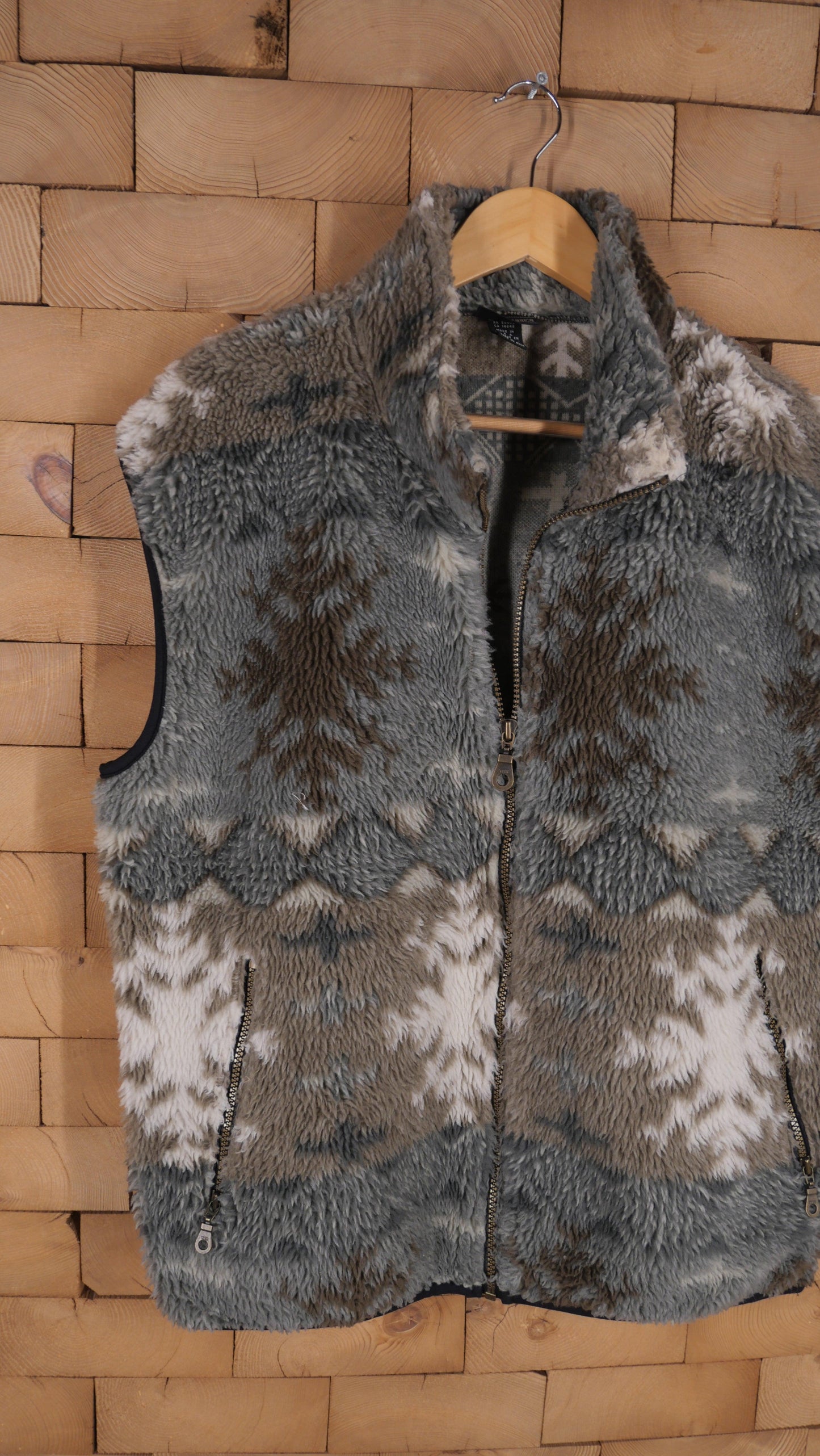 1990s Sherpa Vest | L