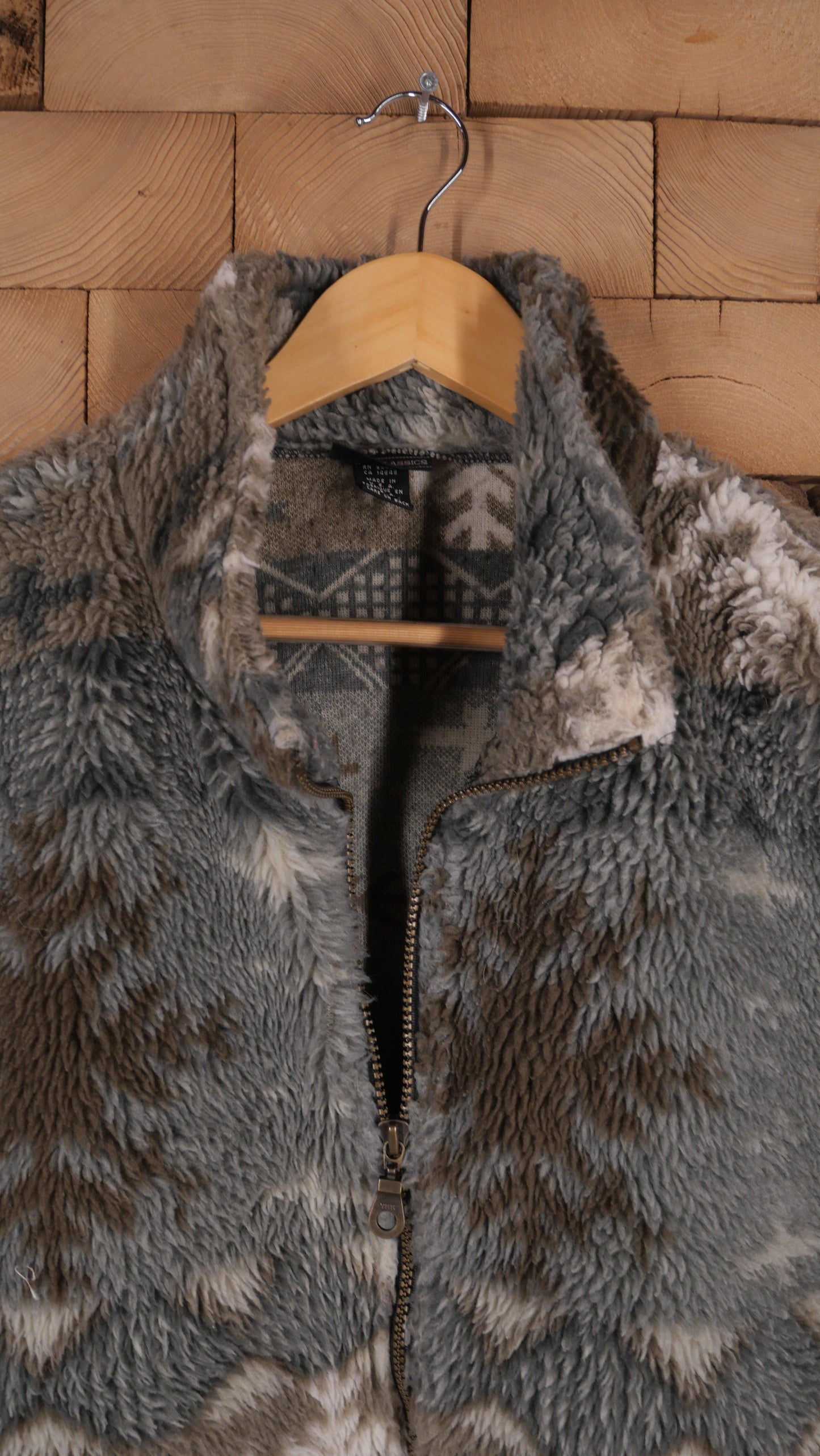 1990s Sherpa Vest | L