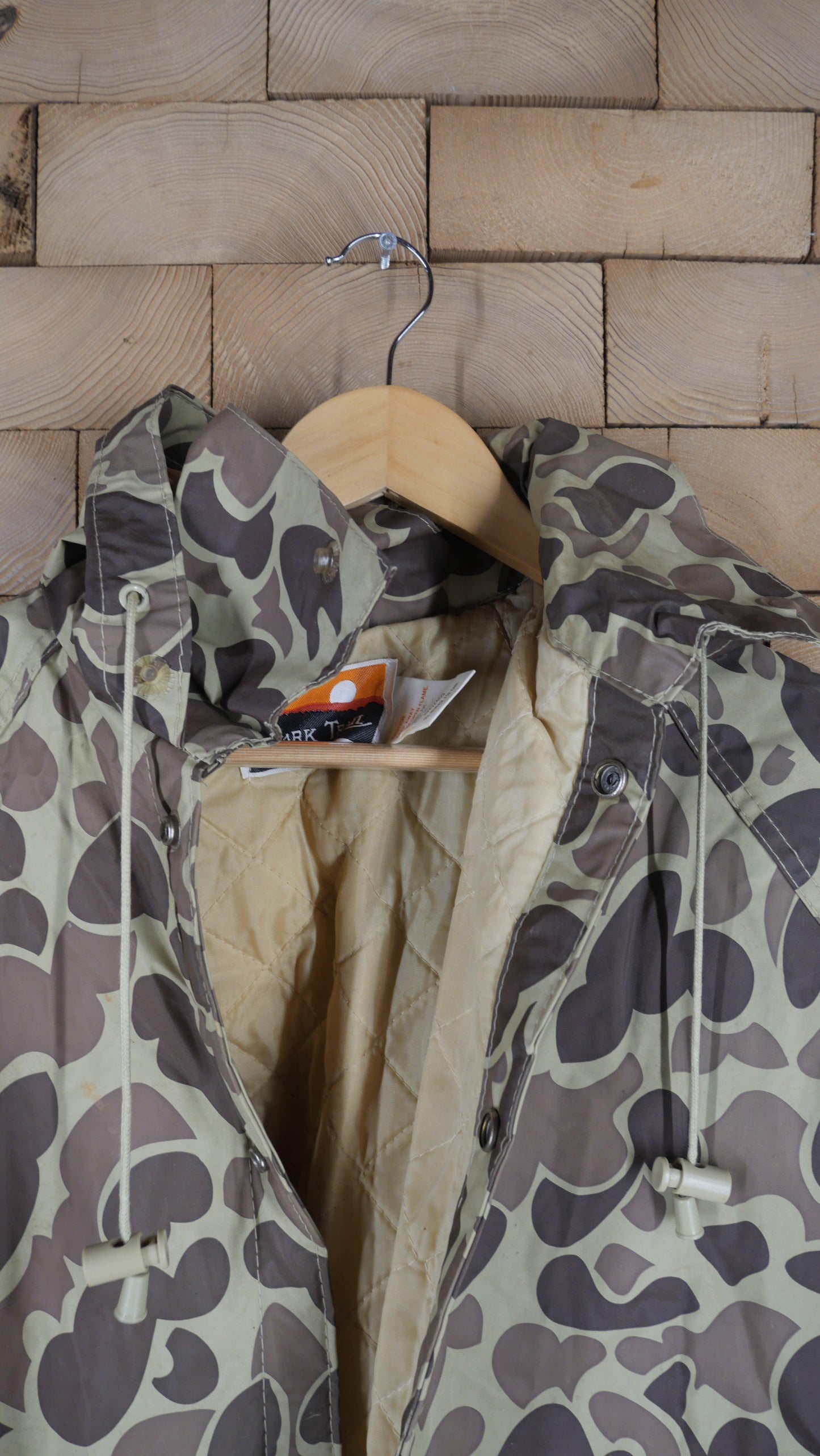 1970s Camo Rain Jacket | L