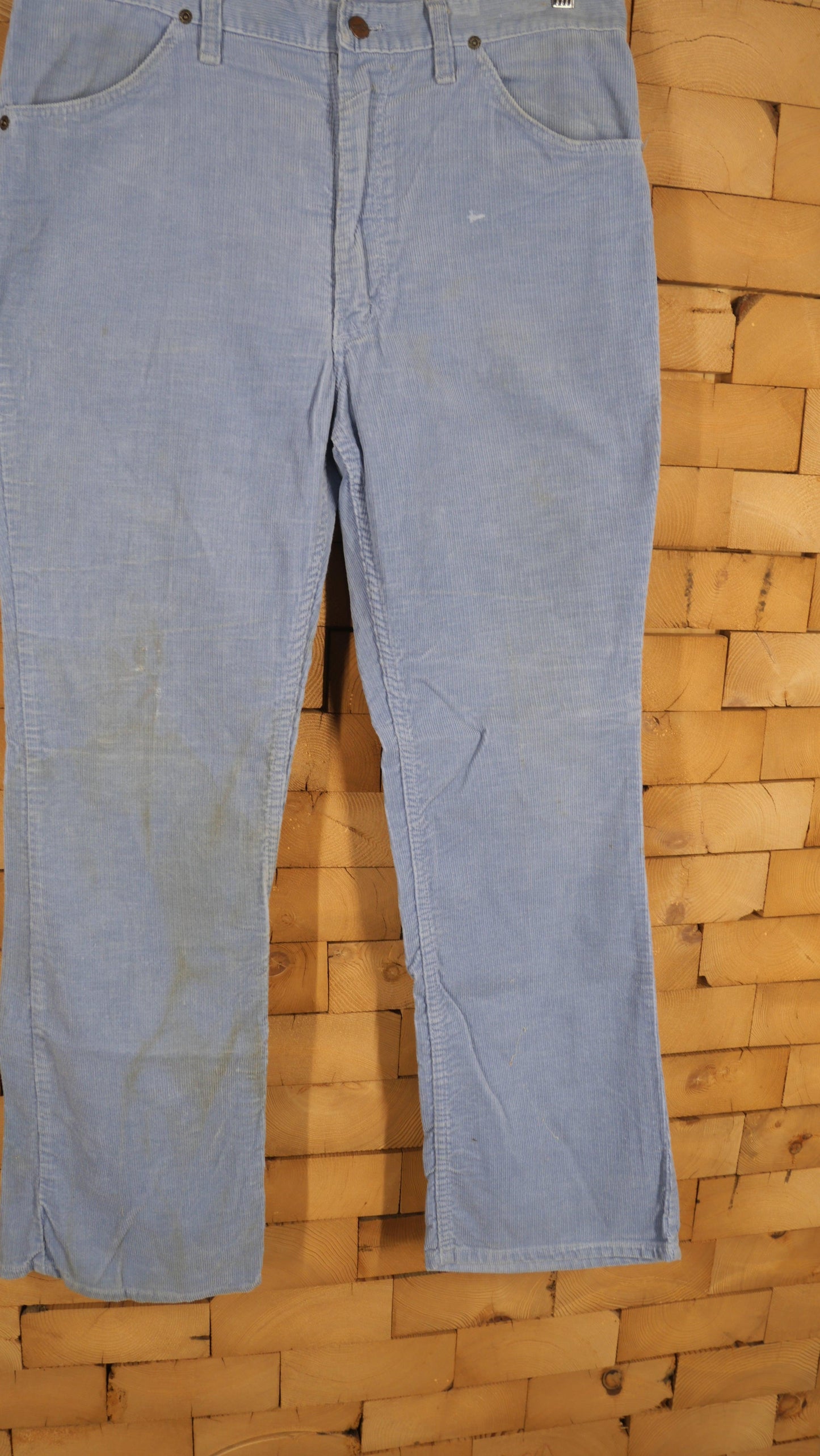 1970s Corduroy Flared Wrangler Pants | 35