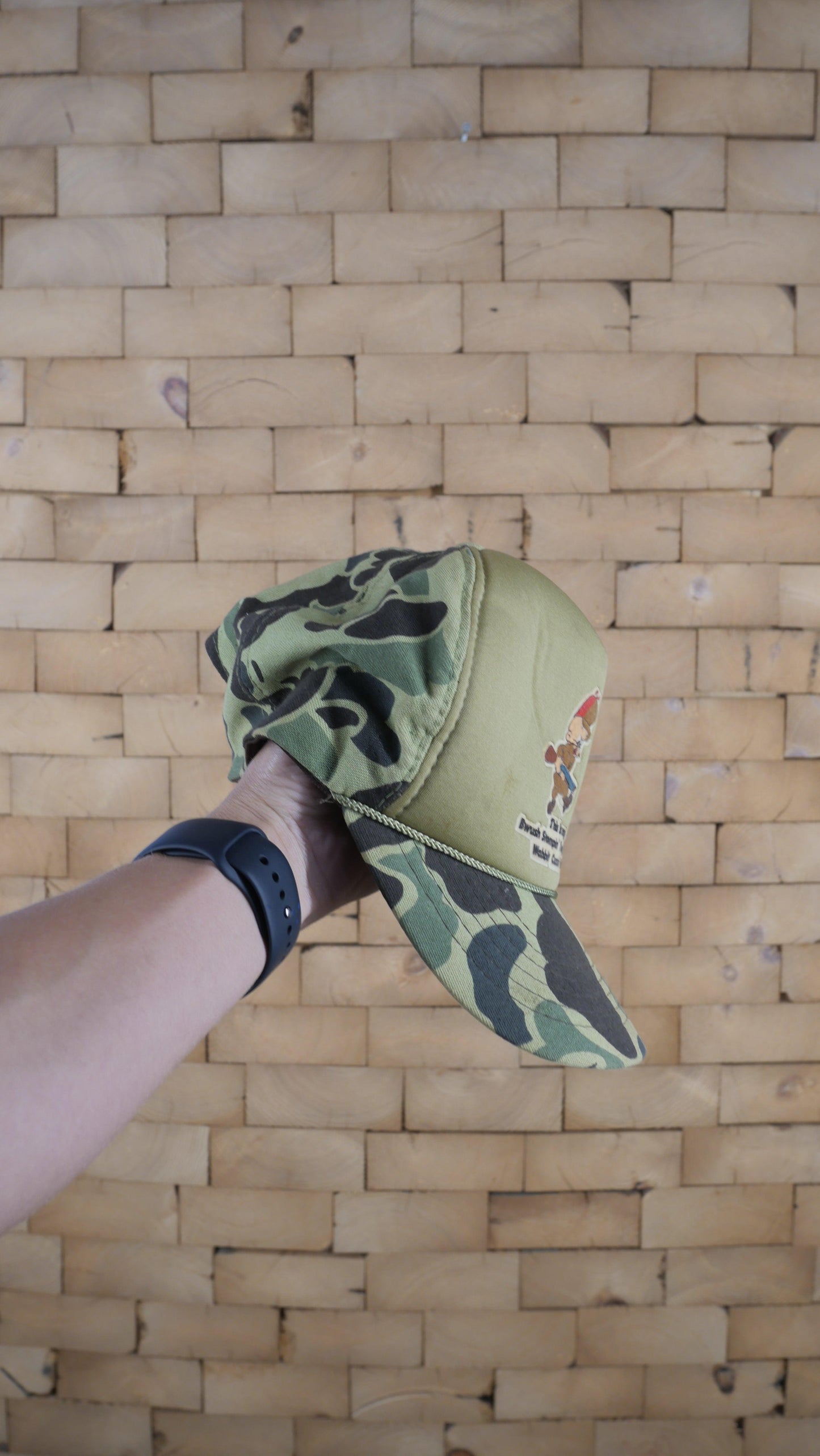 1980s Camo Trucker Hat
