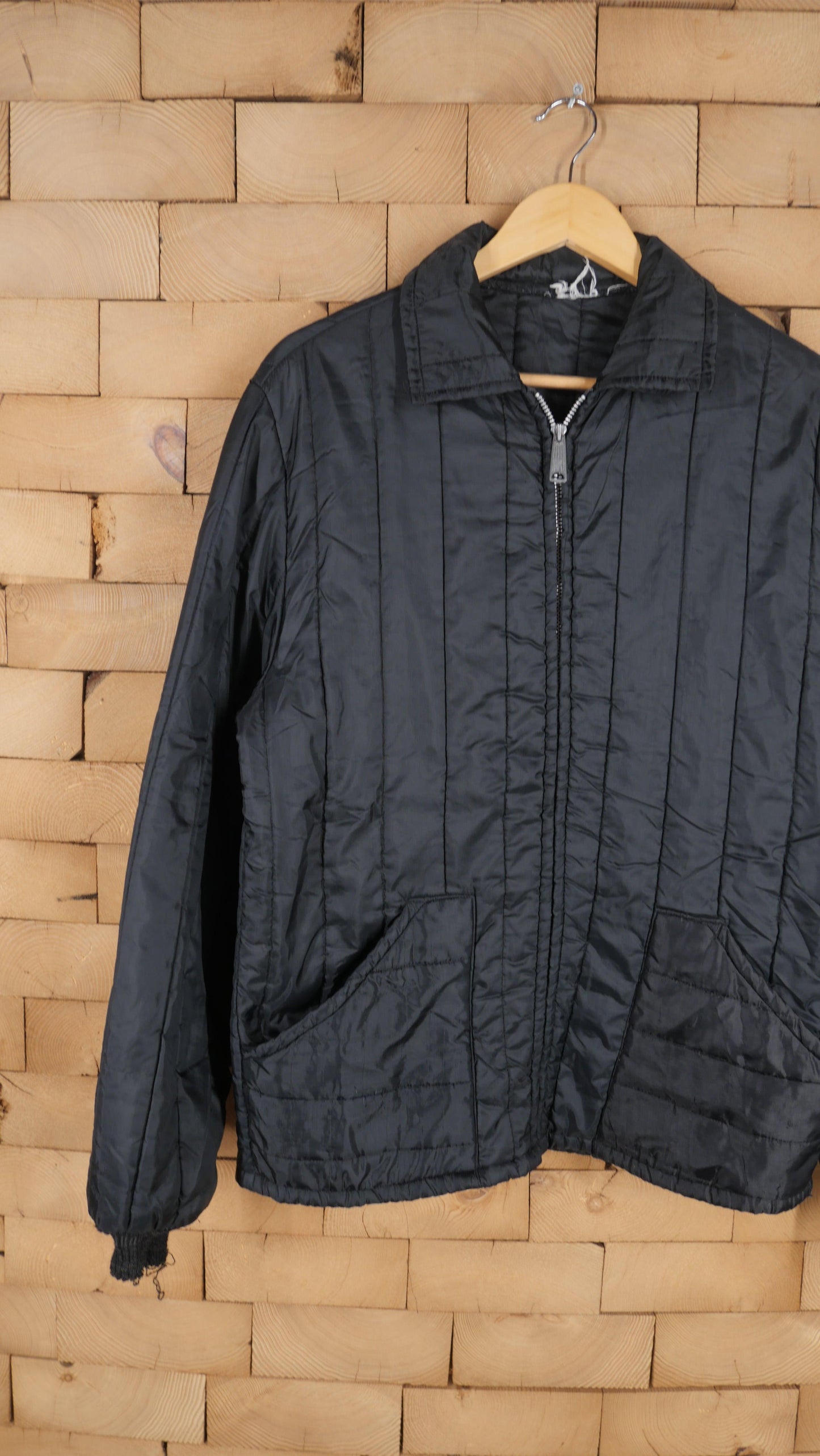 1980s Nylon Work Jacket | L