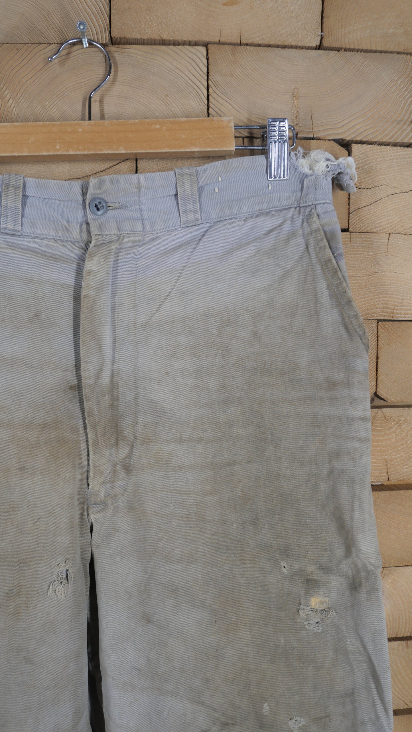 1950s Distressed Work Pants | 32