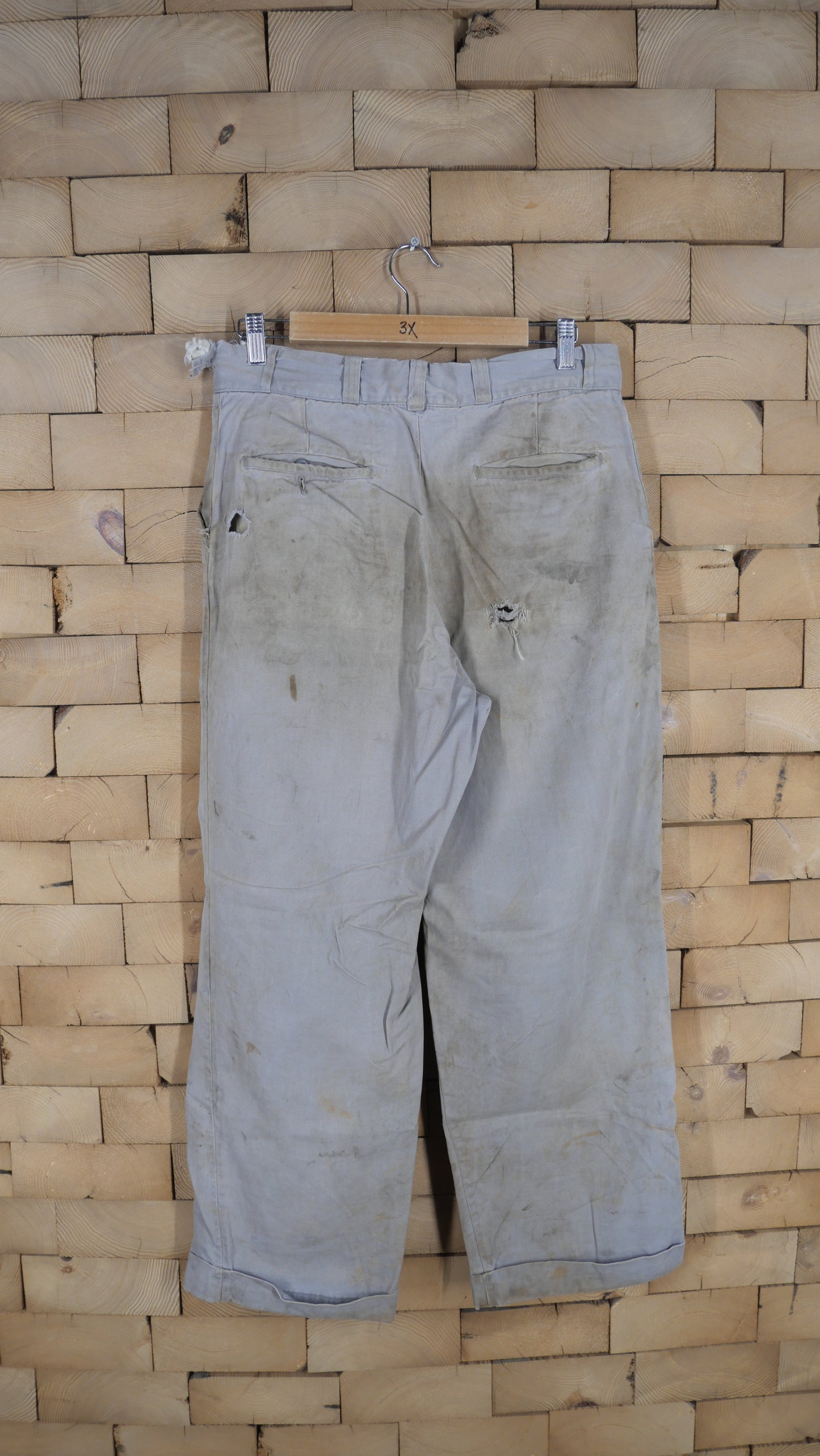 1950s Distressed Work Pants | 32