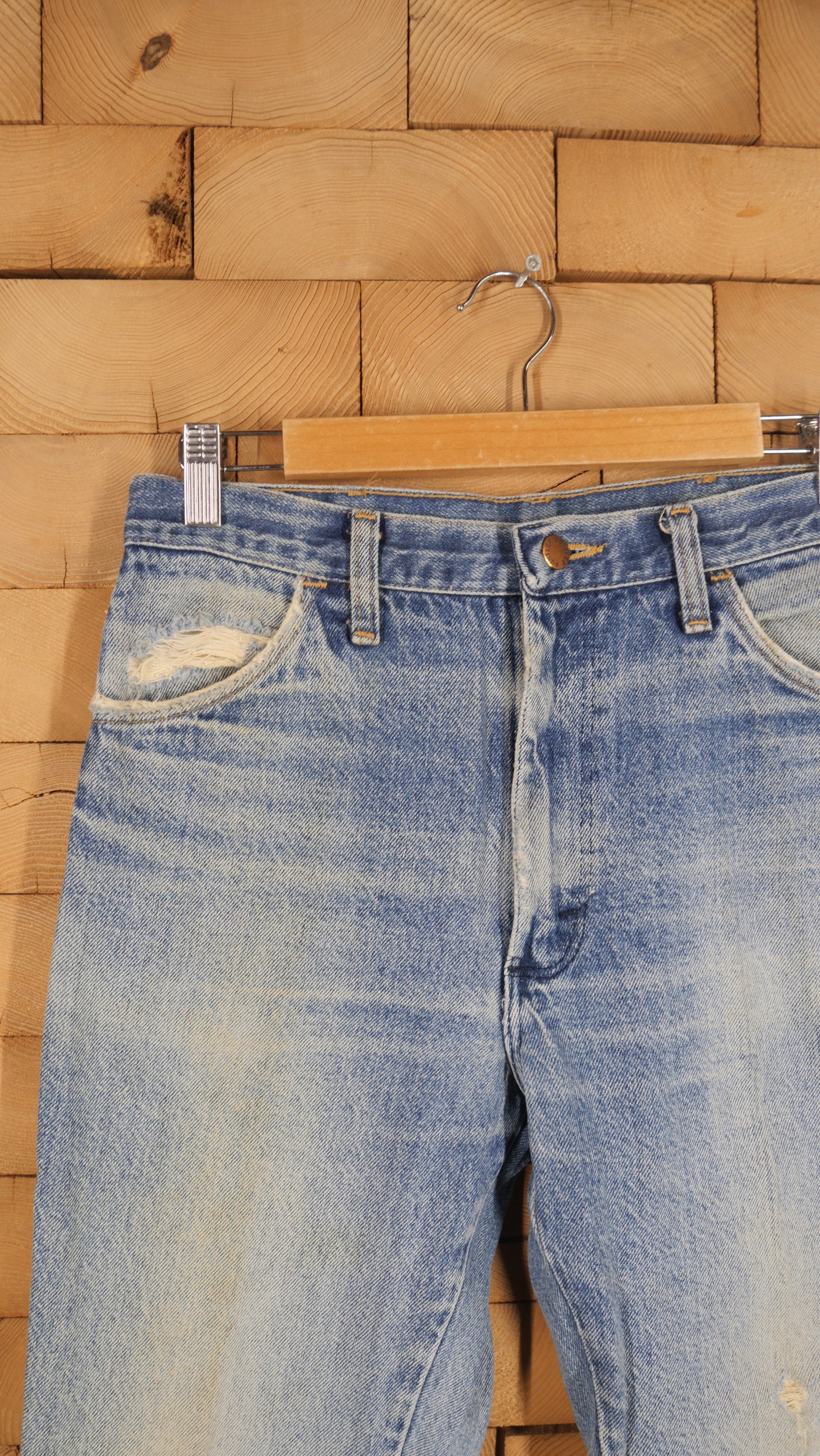 1970s Faded Rustler Denim | 30